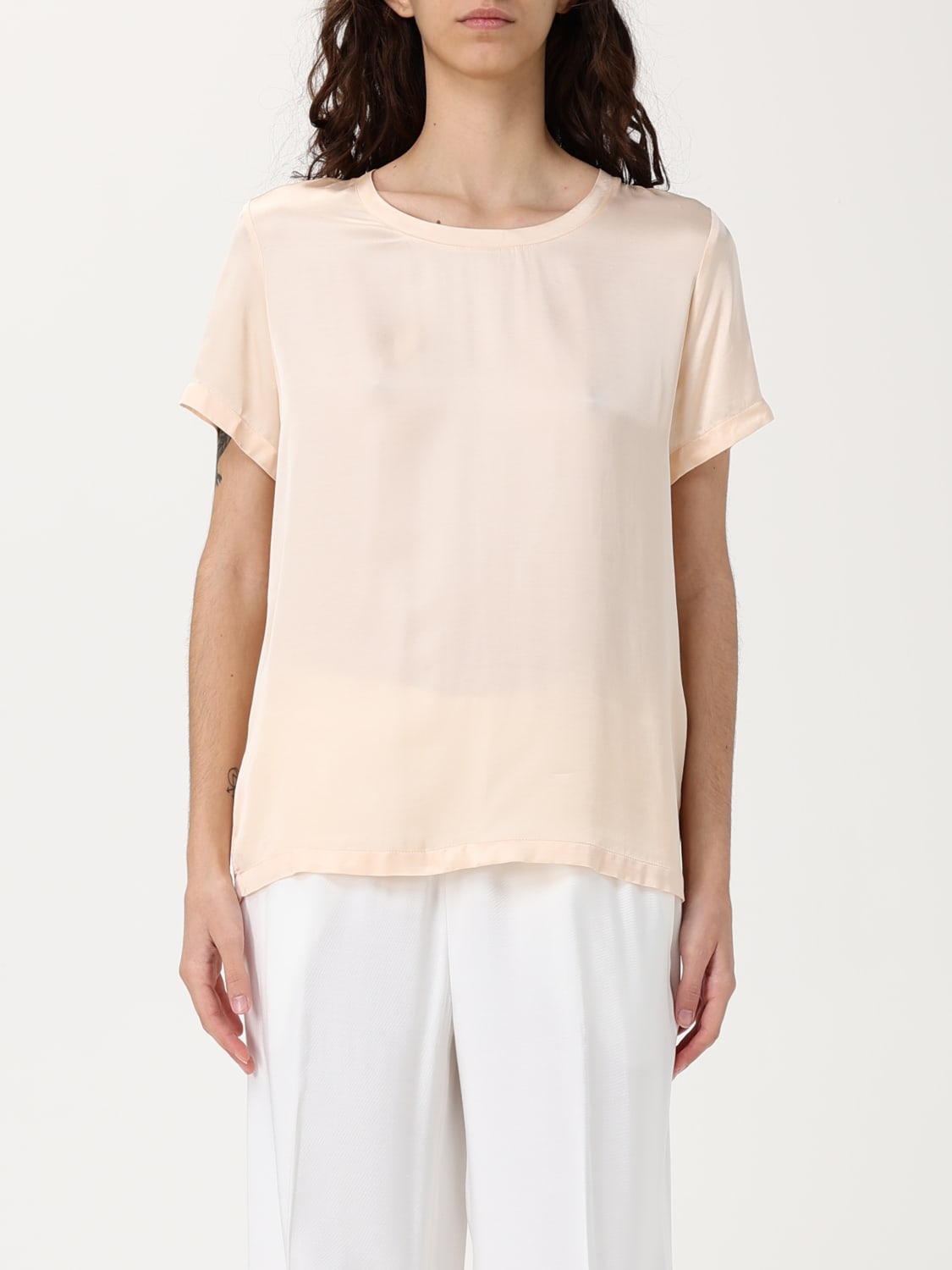 LIU JO TOP: Shirt woman Liu Jo, Champagne - Img 1