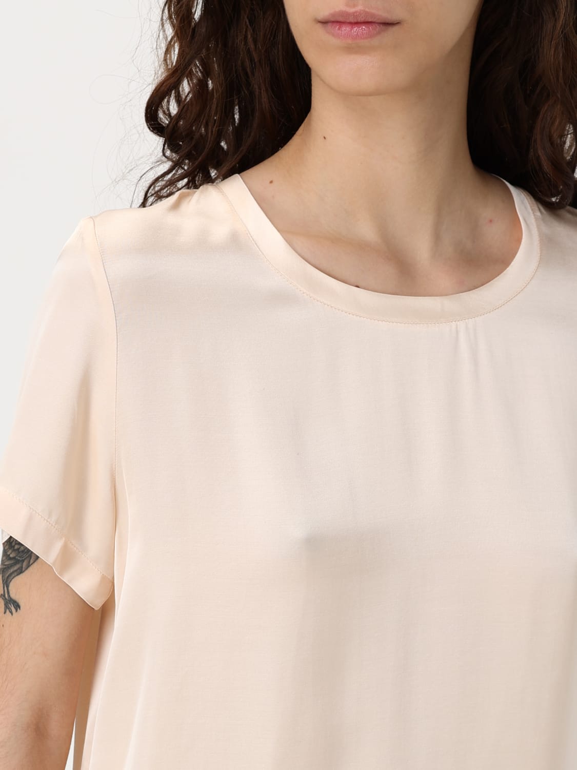 LIU JO TOP: Shirt woman Liu Jo, Champagne - Img 3