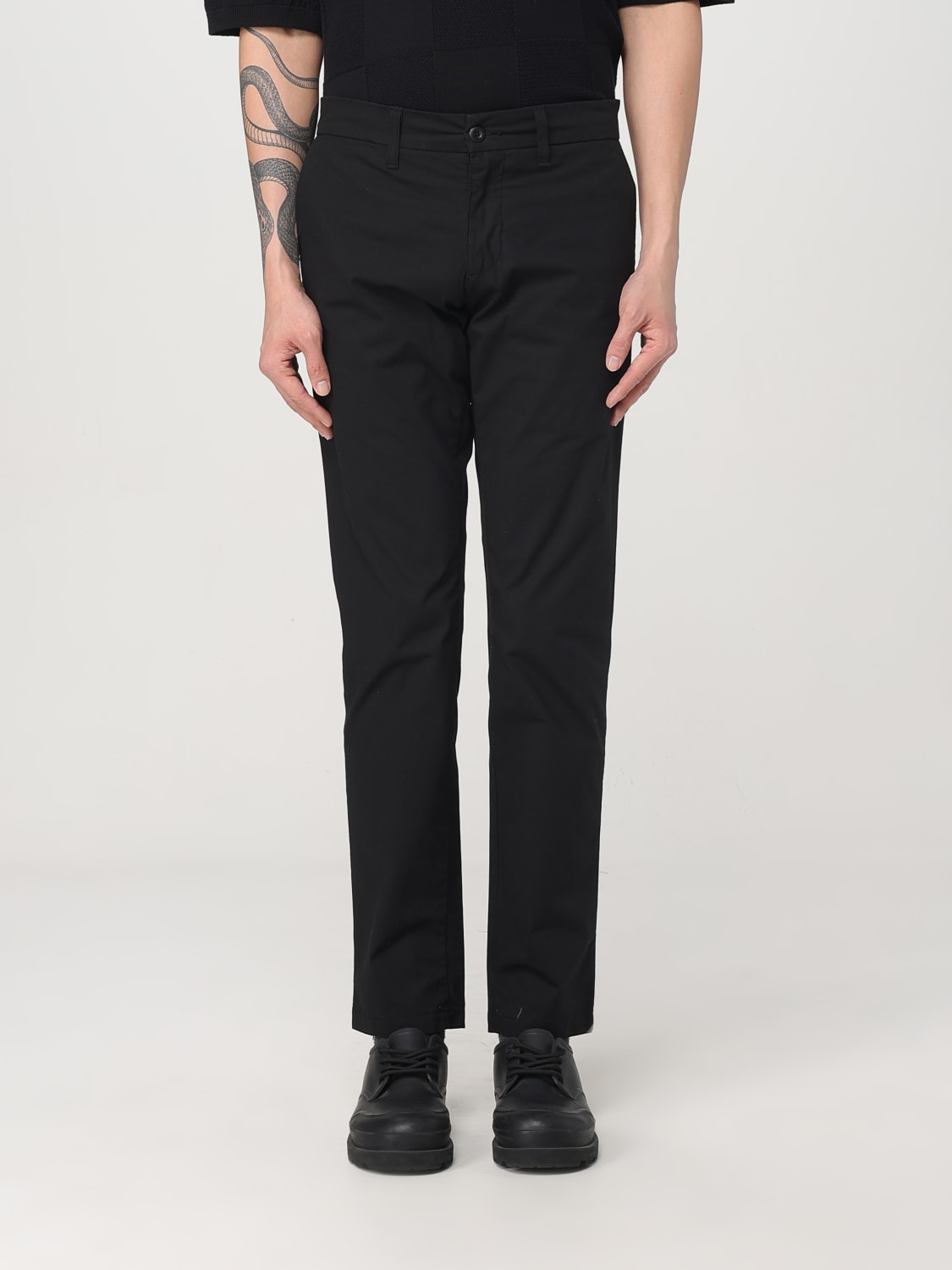 CARHARTT WIP PANTS: Pants men Carhartt Wip, Black - Img 1