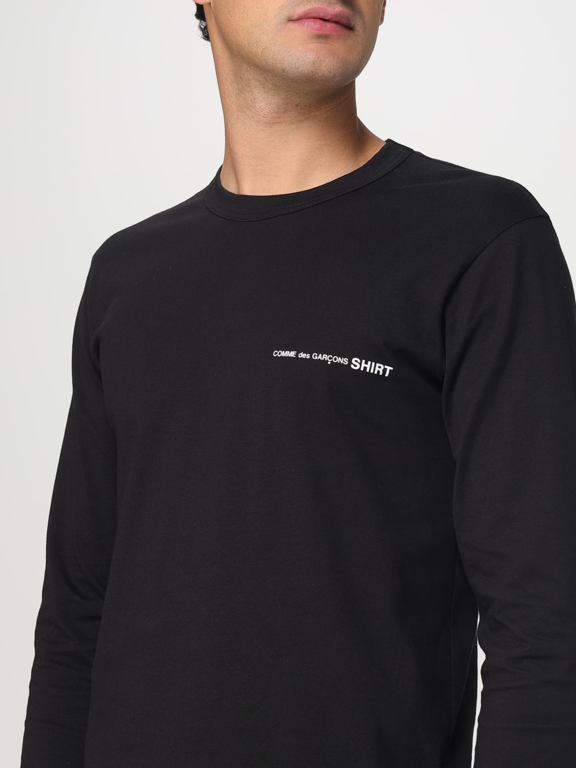 Tシャツ・カットソー COMME DES GARCONS SHIRT Men T-shirt Black FOT025S25 1 COMME DES GARCONS: T-shirt men - Black | Comme Des Garcons t