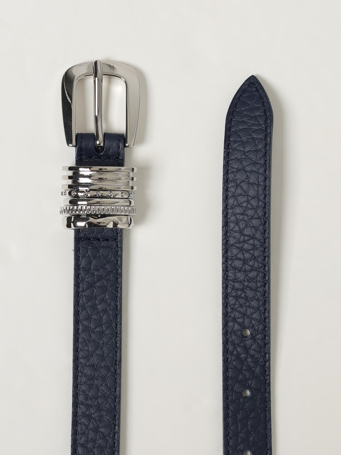 ベルト ORCIANI Woman Belt Blue D10402SOF NVY ORCIANI: Belt woman - Blue | Orciani belt D10402SOF online