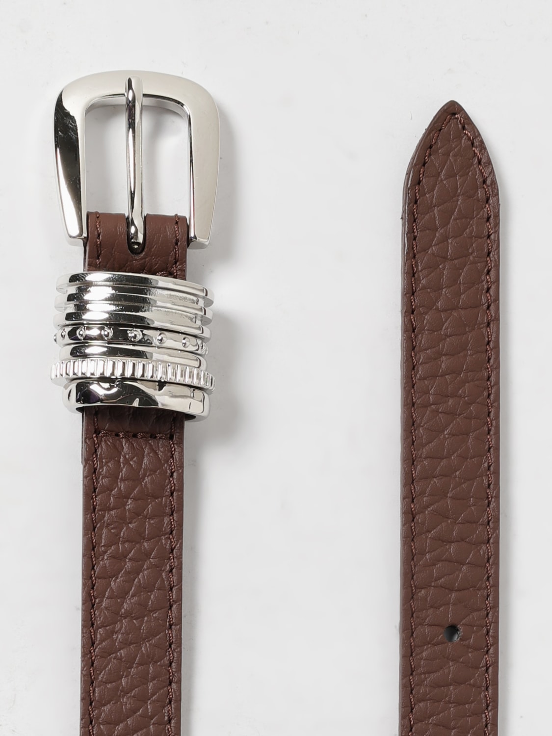 ORCIANI BELT: Belt woman Orciani, Brown - Img 2