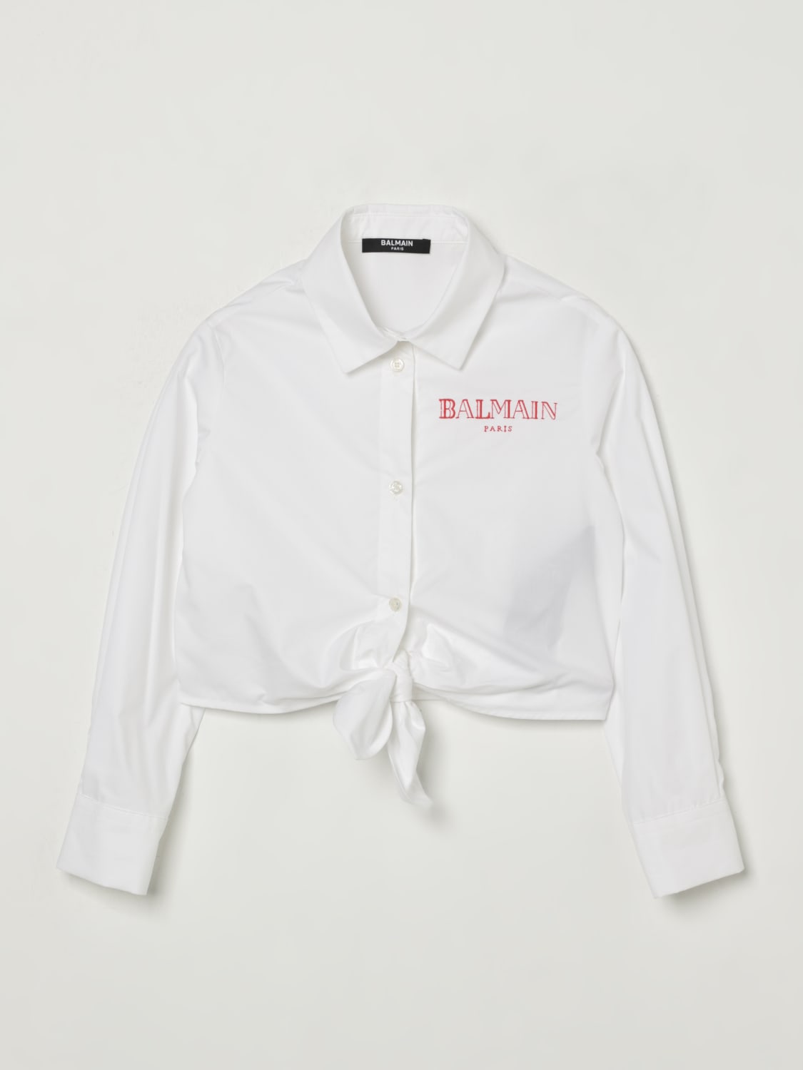 BALMAIN SHIRT: Shirt kids Balmain, White - Img 1