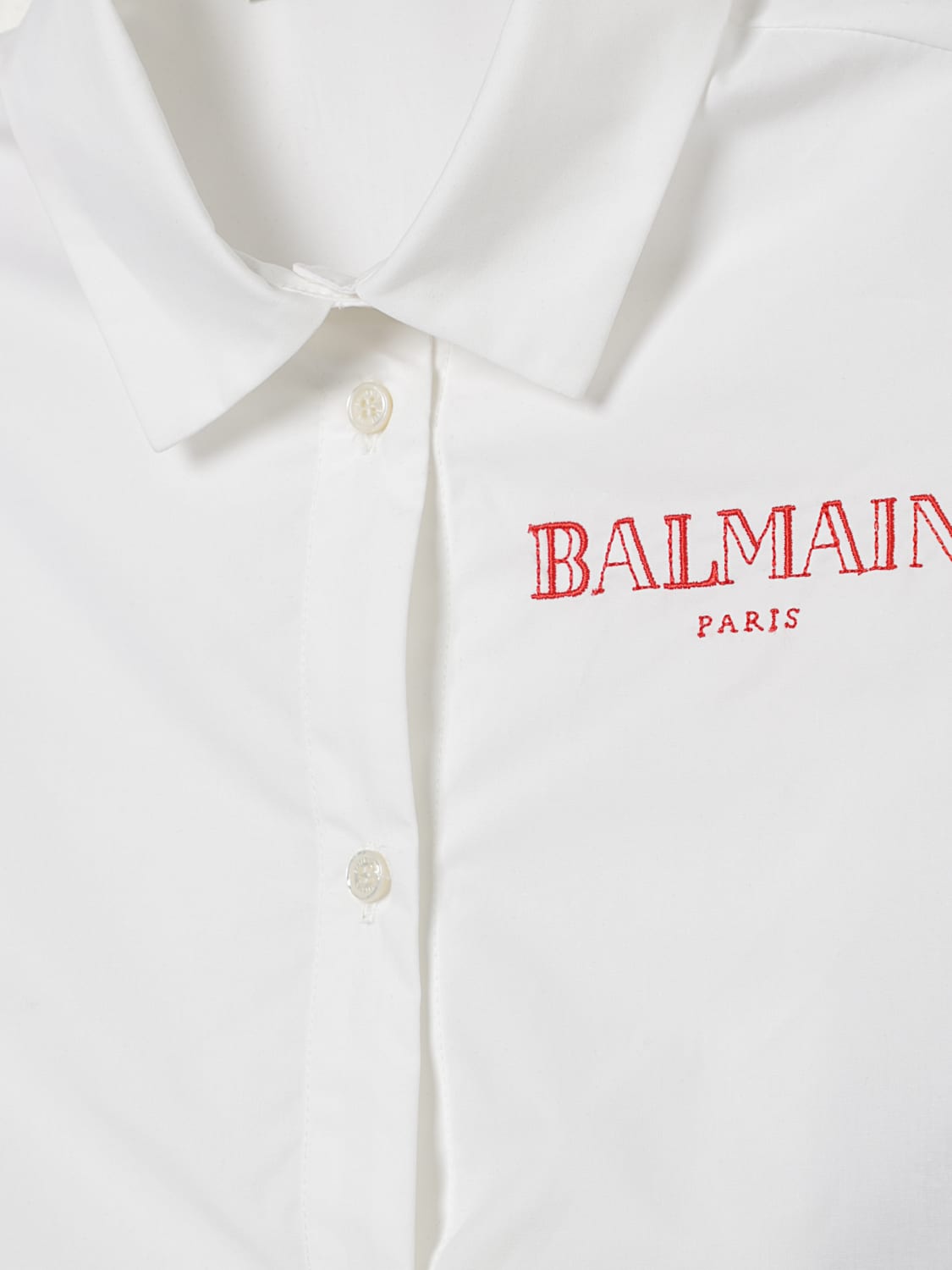 BALMAIN SHIRT: Shirt kids Balmain, White - Img 3