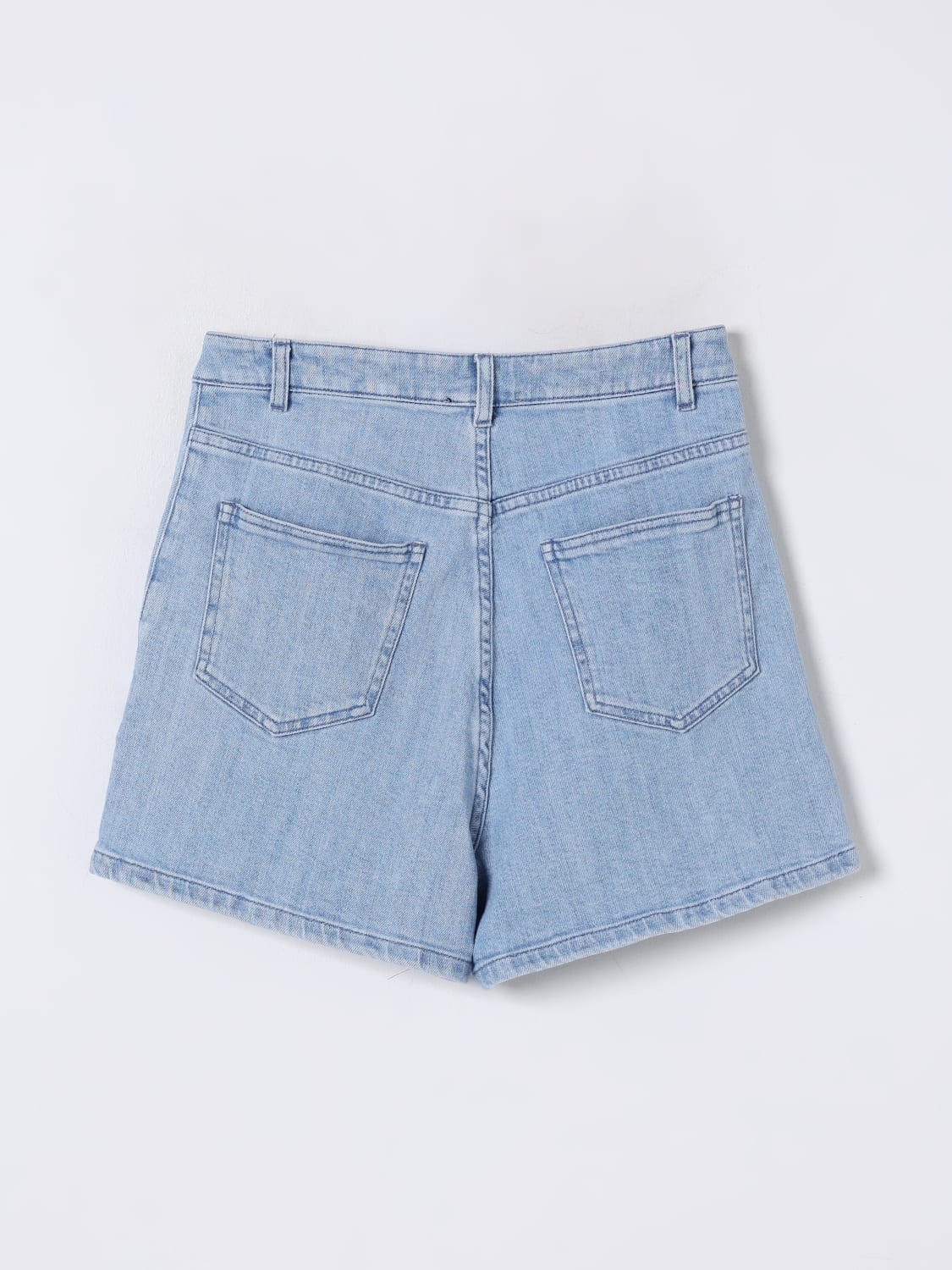 キッズ用ボトムス BALMAIN KIDS Denim shorts Blue BALMAIN: Pants kids - Gnawed Blue | Balmain short