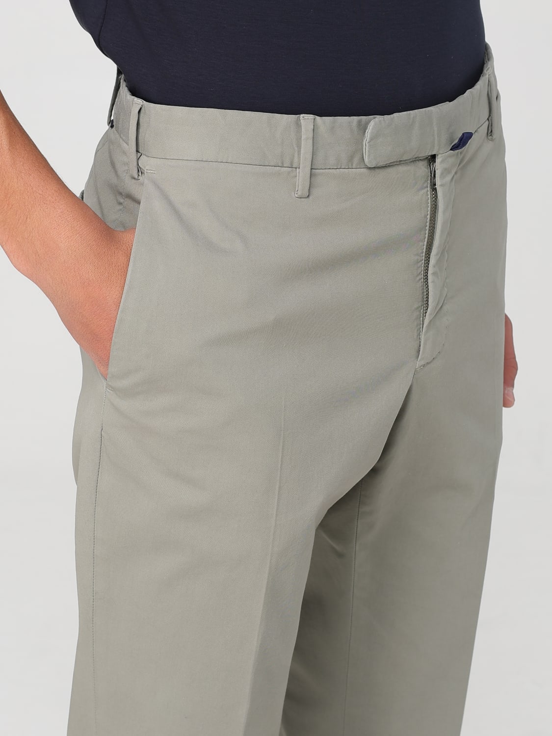 INCOTEX HOSE: Hose herren Incotex, Sage Grün - Img 3