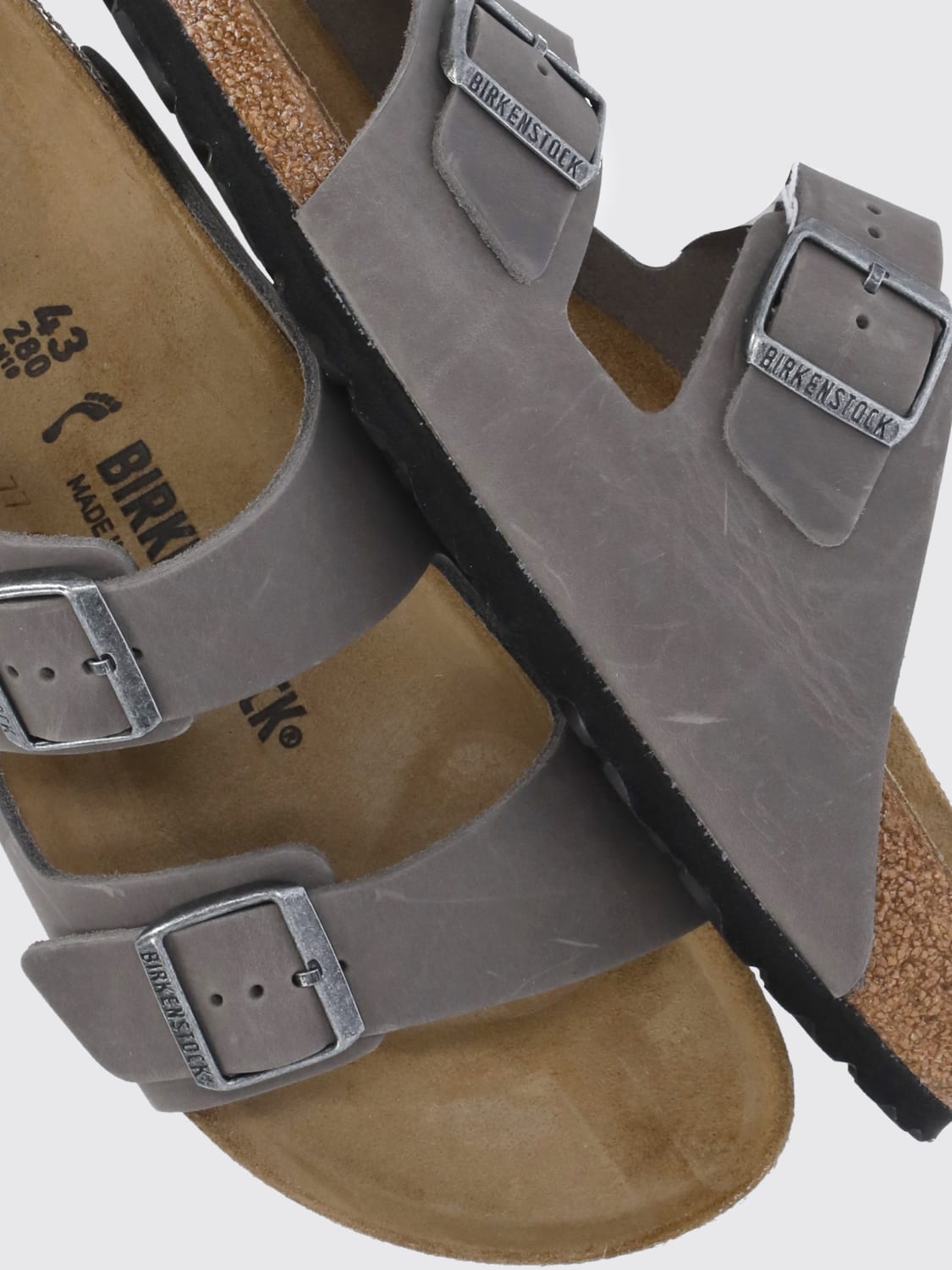 サンダル BIRKENSTOCK Men Sandals Grey 1027026 BIRKENSTOCK: Sandals men - Grey | Birkenstock sandals