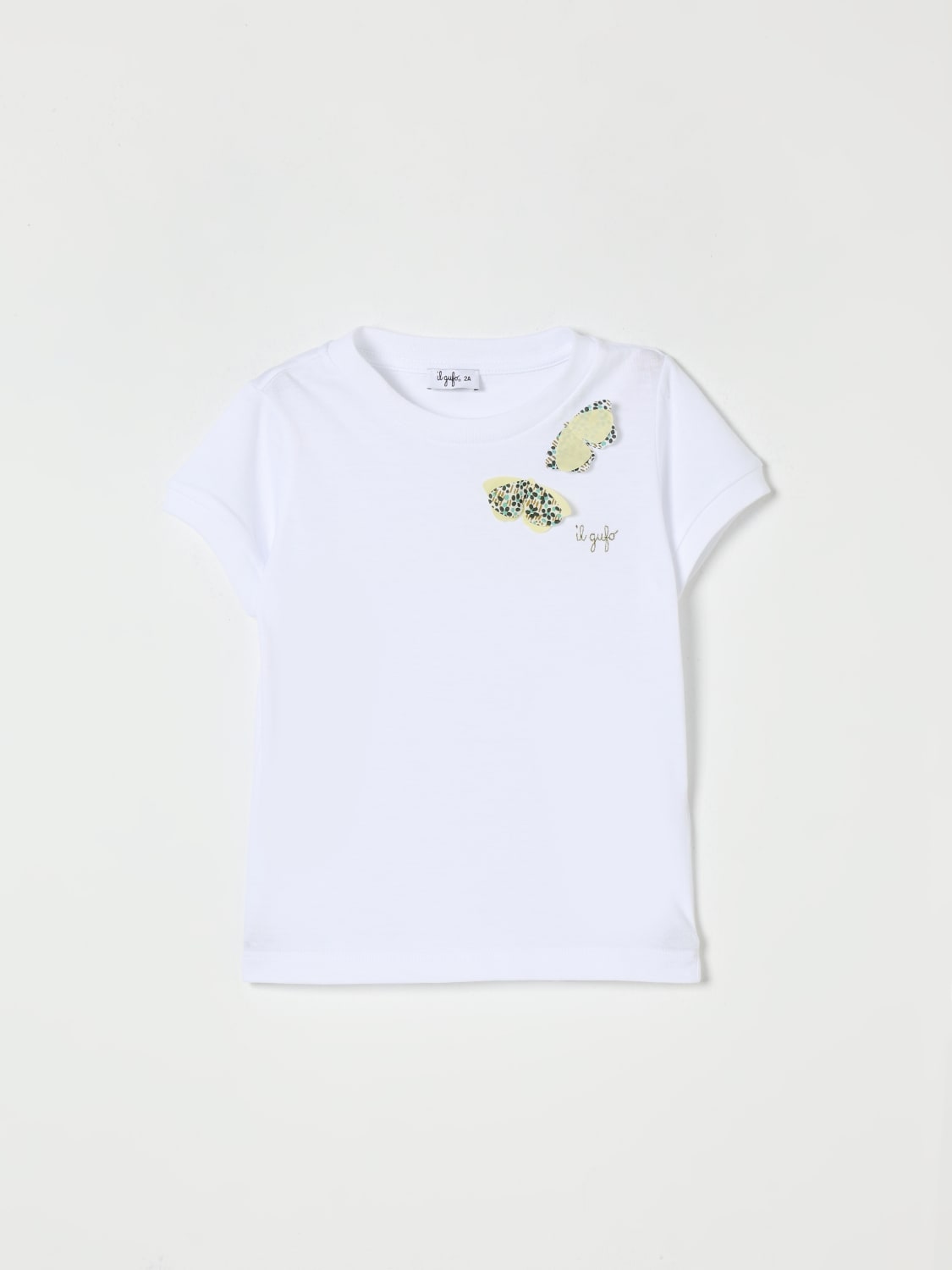IL GUFO T-SHIRT: T-shirt kids Il Gufo, White - Img 1