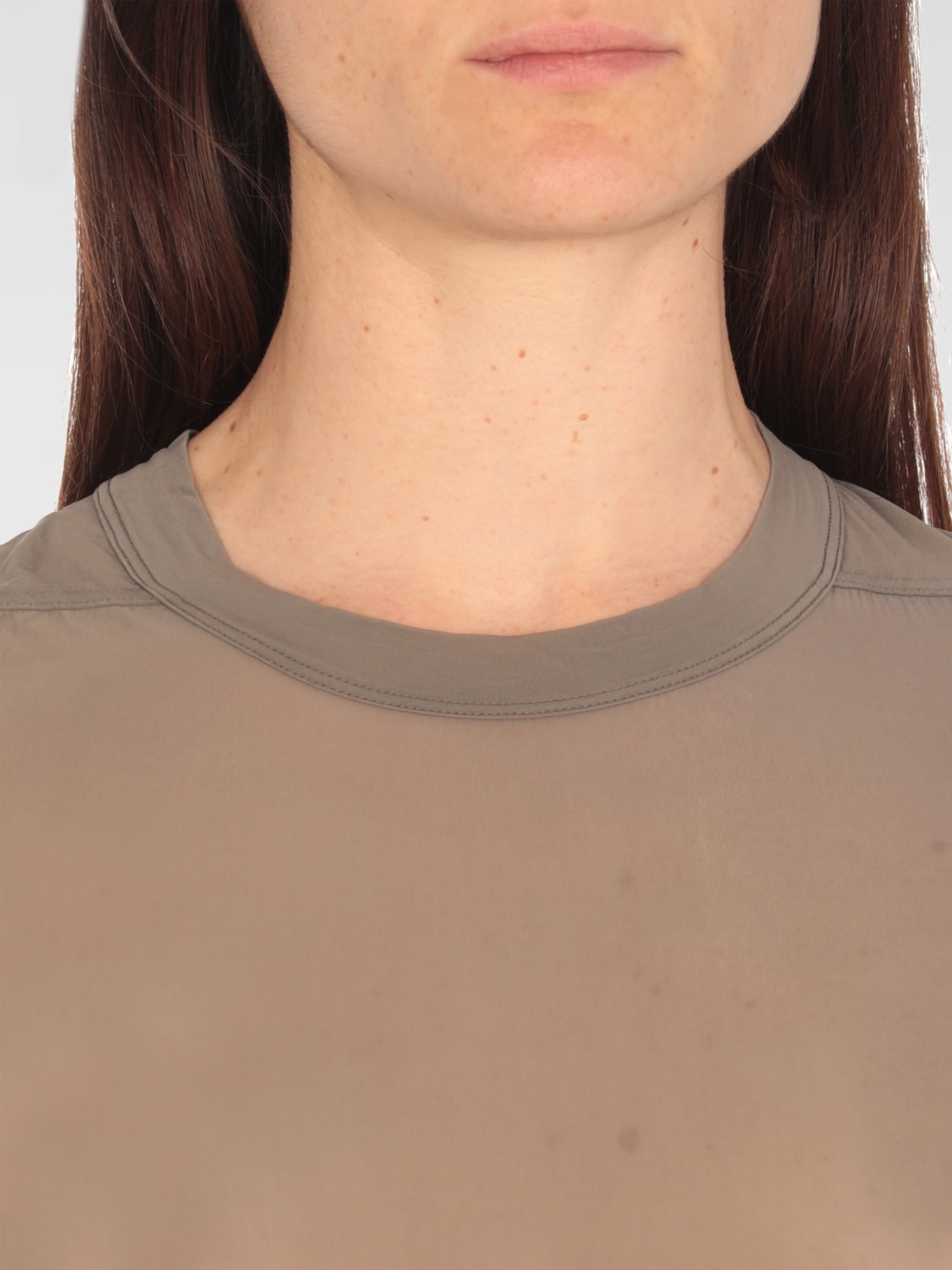 Tシャツ・カットソー RICK OWENS Woman T-Shirt Beige RP01E7235BZ 34 RICK OWENS: T-shirt woman - Beige | Rick Owens t-shirt