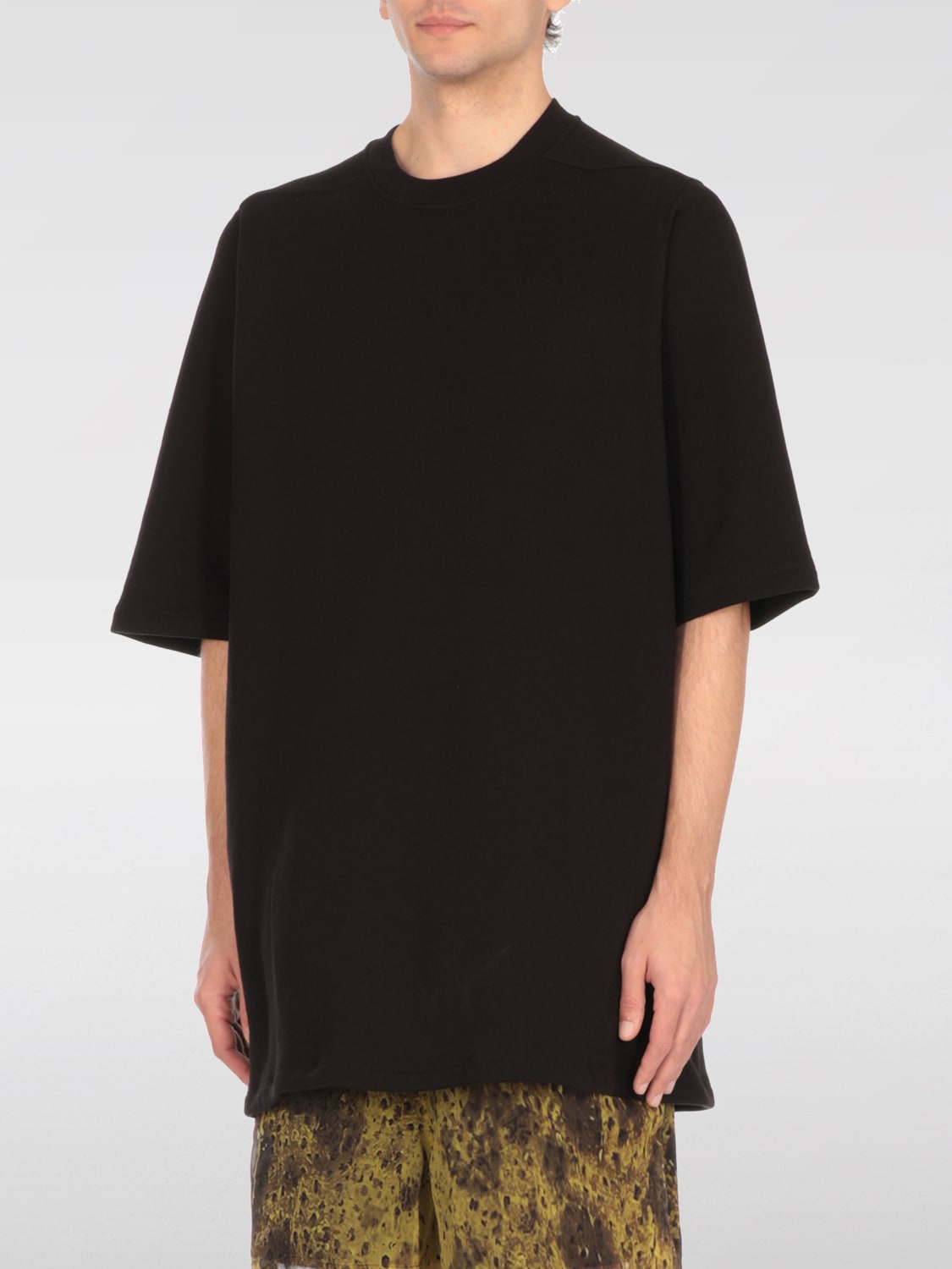 Tシャツ・カットソー RICK OWENS Men T Shirts RU01E5249BLACK RICK OWENS: T-shirt men - Black | Rick Owens t-shirt