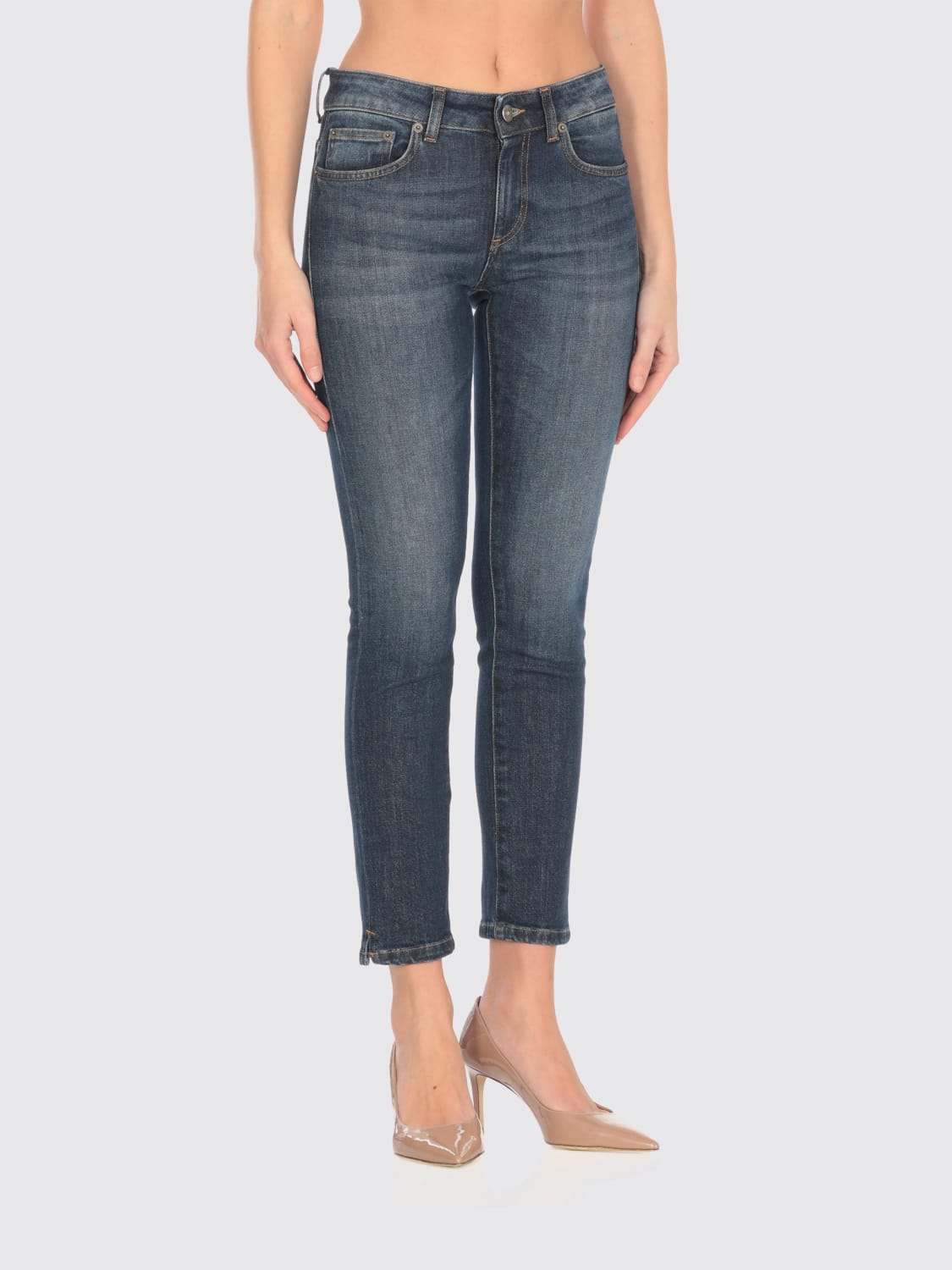 DONDUP DP618DSE340DIM6DD800 関税送料込 DONDUP: Pants woman - Blue | Dondup jeans DP618DSE340DIM6