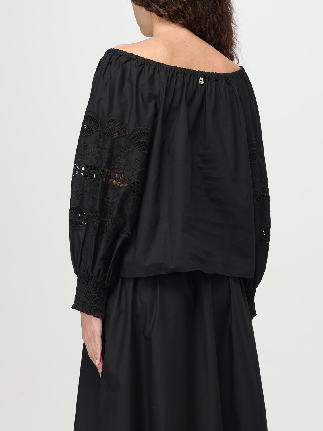 LIU JO TOP: Shirt woman Liu Jo, Black - Img 3