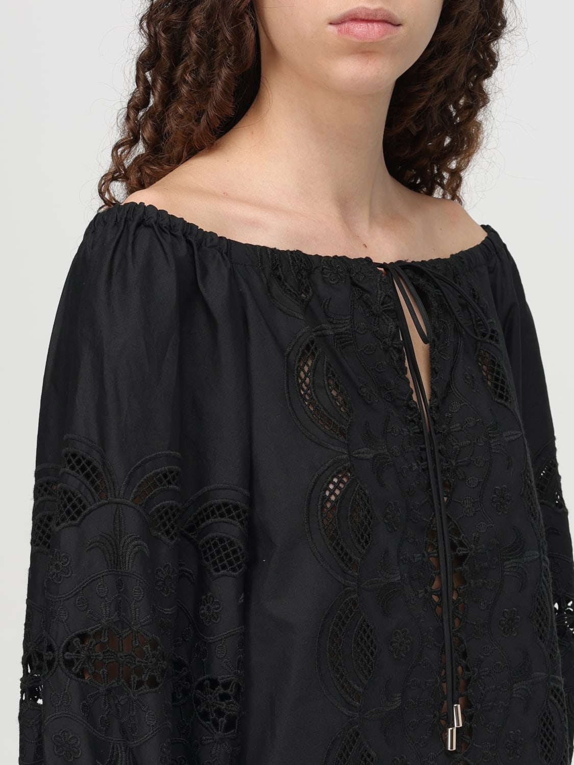 LIU JO TOP: Shirt woman Liu Jo, Black - Img 4