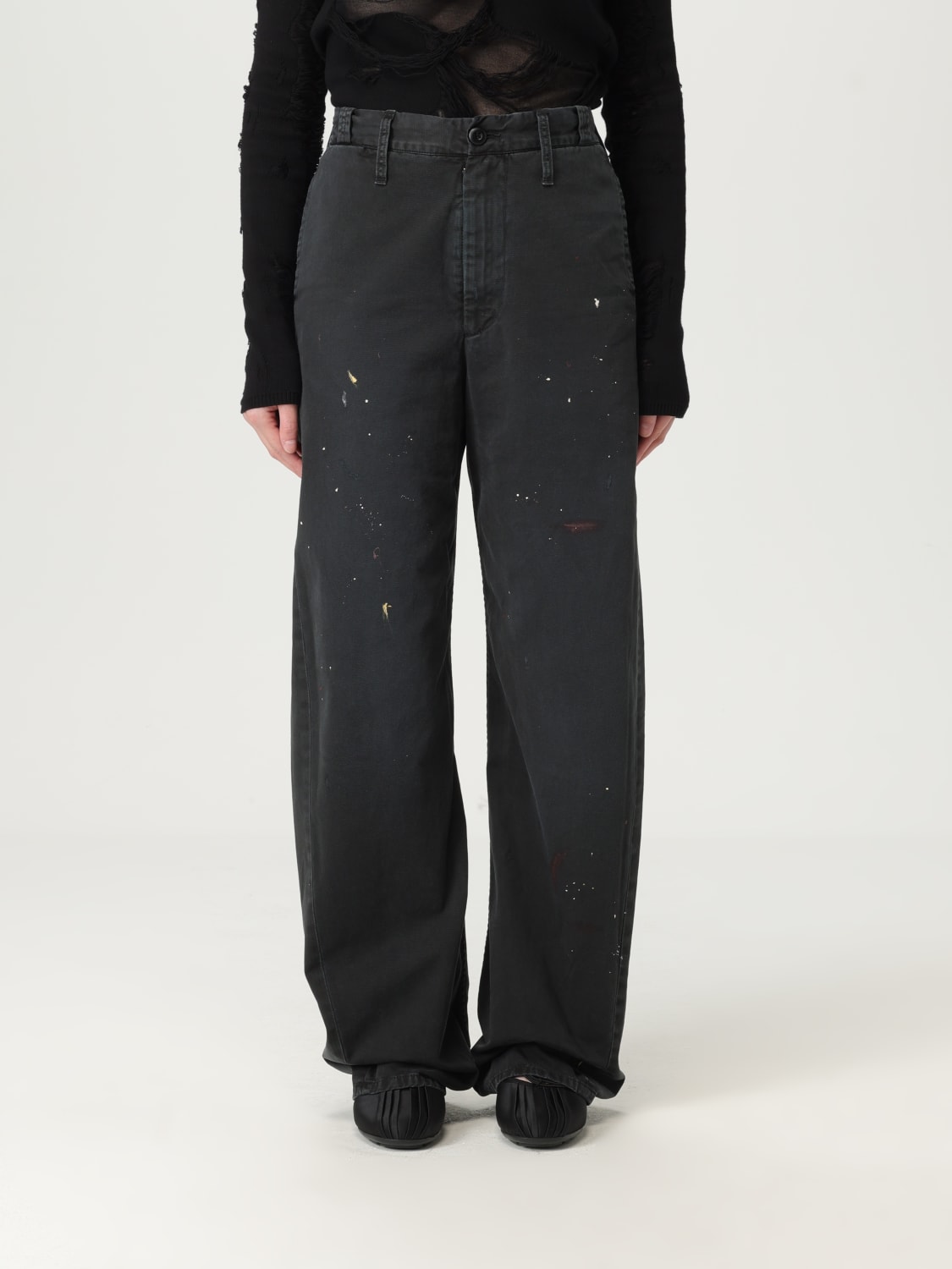 パンツ MM6 MAISON MARGIELA Woman Pants Black S62KB0236M25004 900 MM6 MAISON MARGIELA: Pants woman - Black | Mm6 Maison