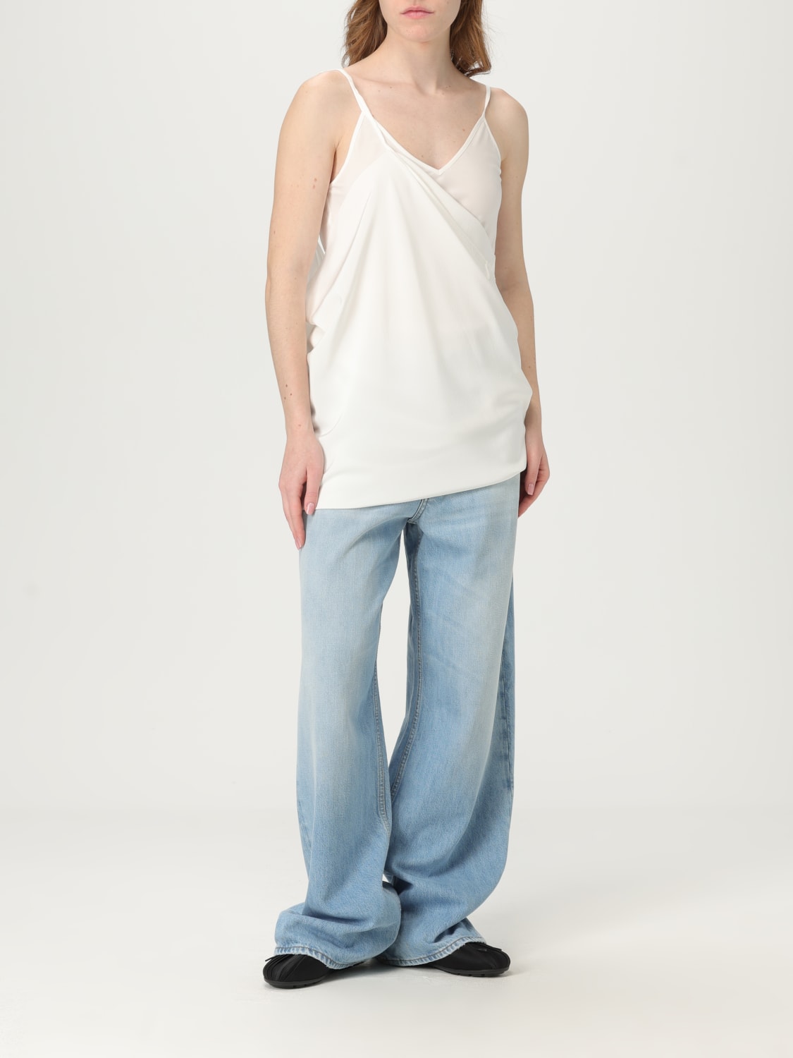 MM6 MAISON MARGIELA DRESS: Dress woman Mm6 Maison Margiela, White - Img 2