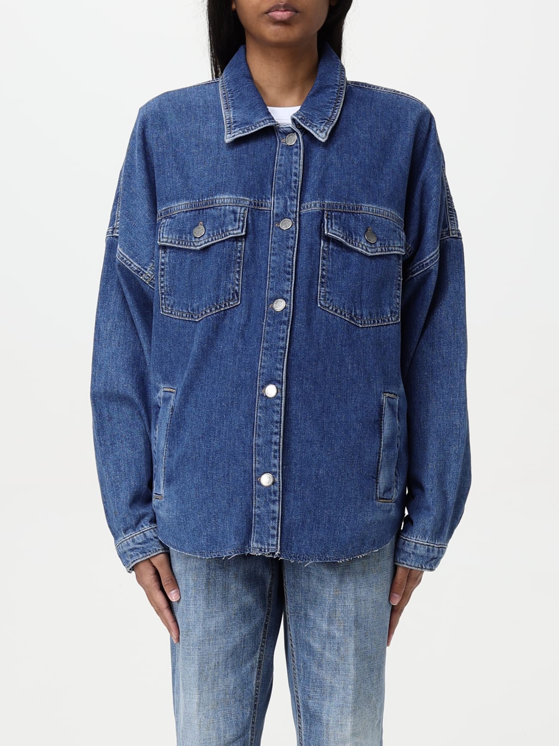 ジャケット LIU JO Women Jackets UA5274DS069 78837 Blue LIU JO: women's denim jacket - Blue | Liu Jo jacket
