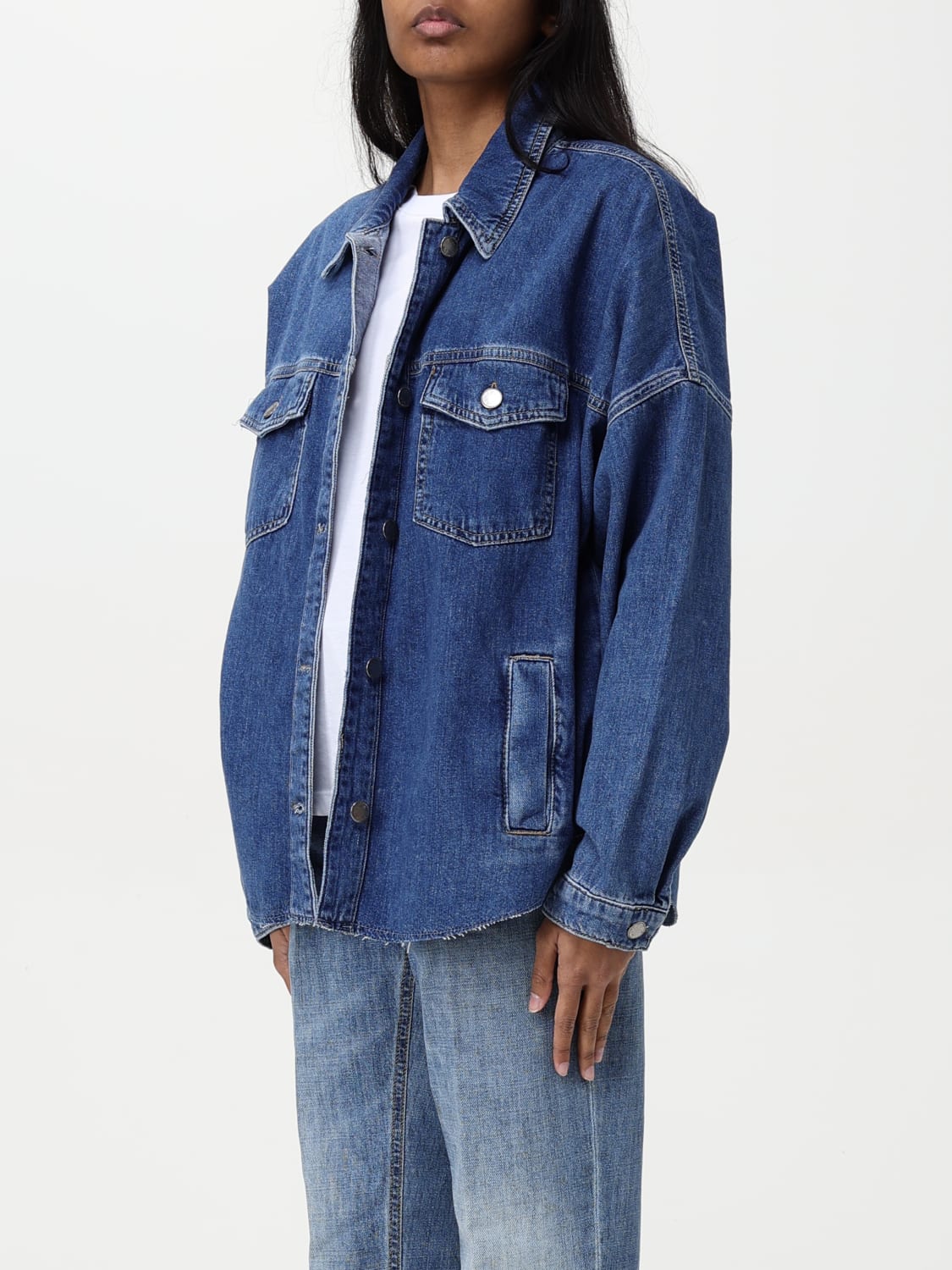 ジャケット LIU JO Women Jackets UA5274DS069 78837 Blue LIU JO: women's denim jacket - Blue | Liu Jo jacket