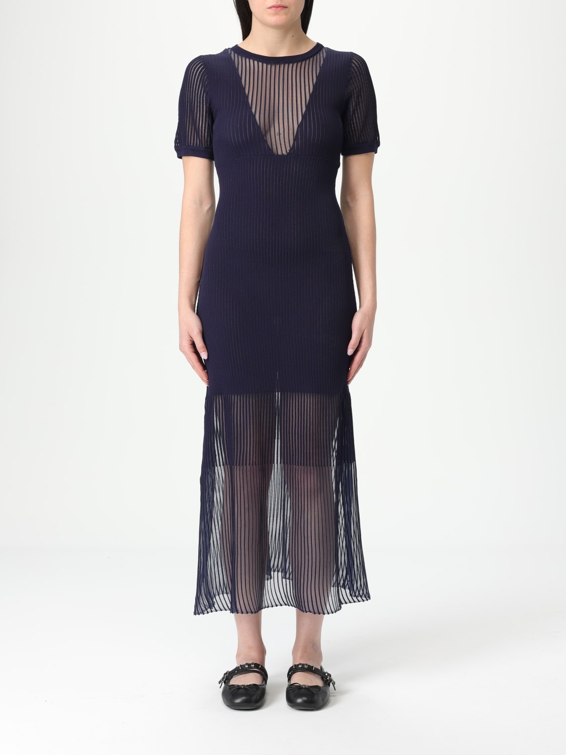 ワンピース PINKO Woman Dress Blue 104806A2GJ G82 PINKO: Dress woman - Blue | Pinko dress 104806A2GJ online at