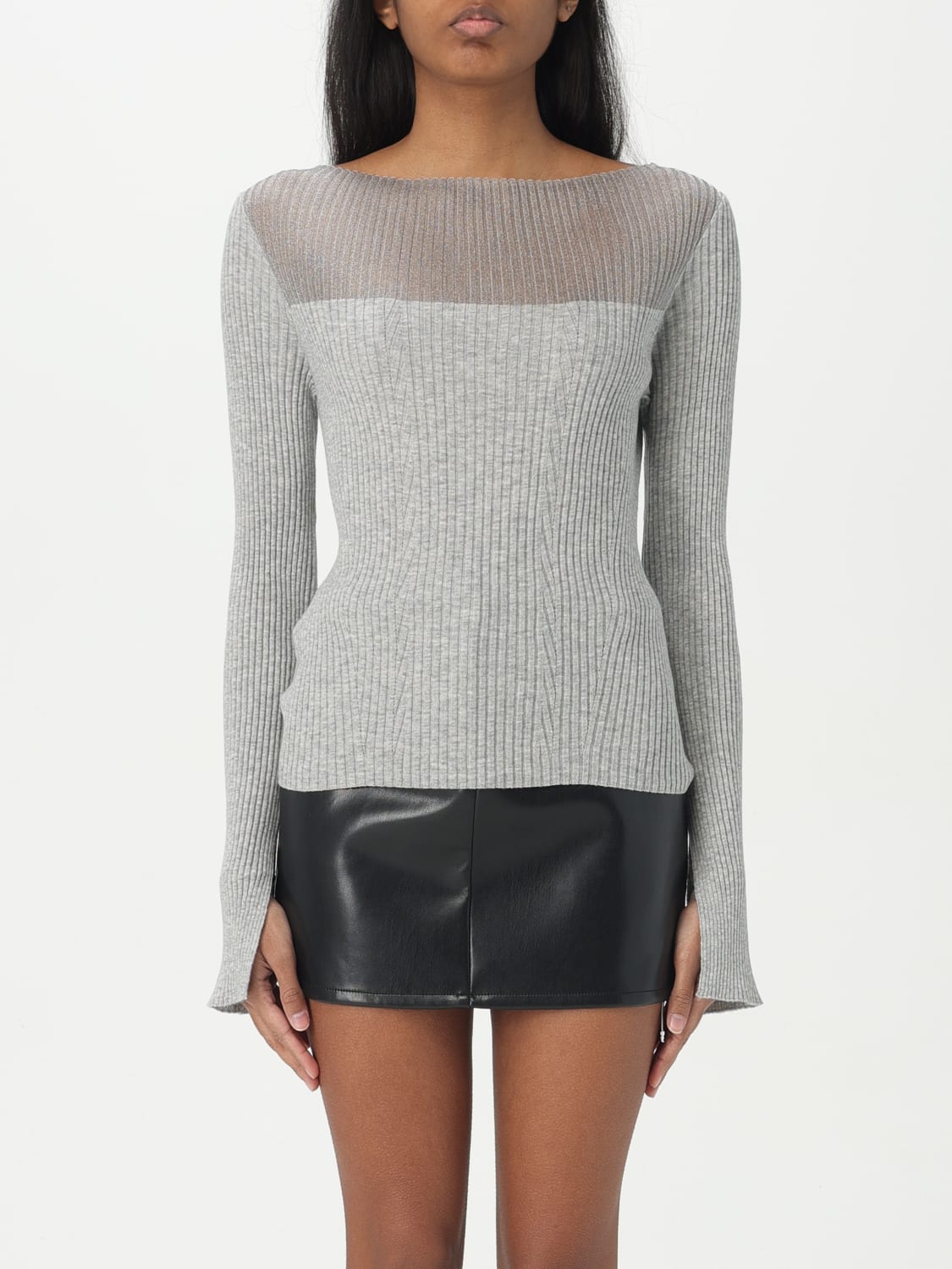 PINKO 売れ筋商品|||ピンコ ニット&セーター アウター レディース Sweaters Grey Pinko Knitwear for Women | Online Sale up to 46% off | Lyst