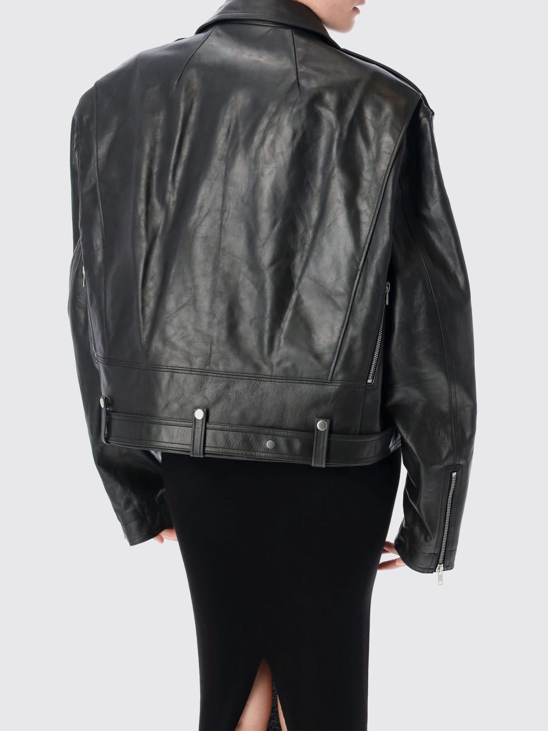 コート RICK OWENS Woman Coat Black RP01E7717LTP 09 RICK OWENS: Coat woman - Black | Rick Owens jacket