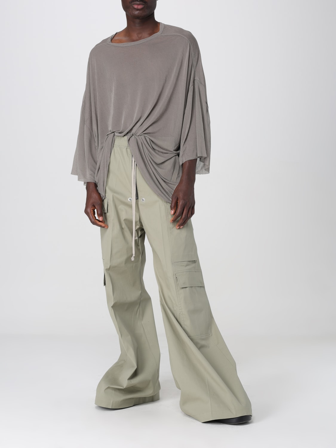 【関税・送料込】RICK OWENS ストレッチ クルーネックTシャツ 楽天市場】Rick Owens リックオウエンス カットソー RU02D6266