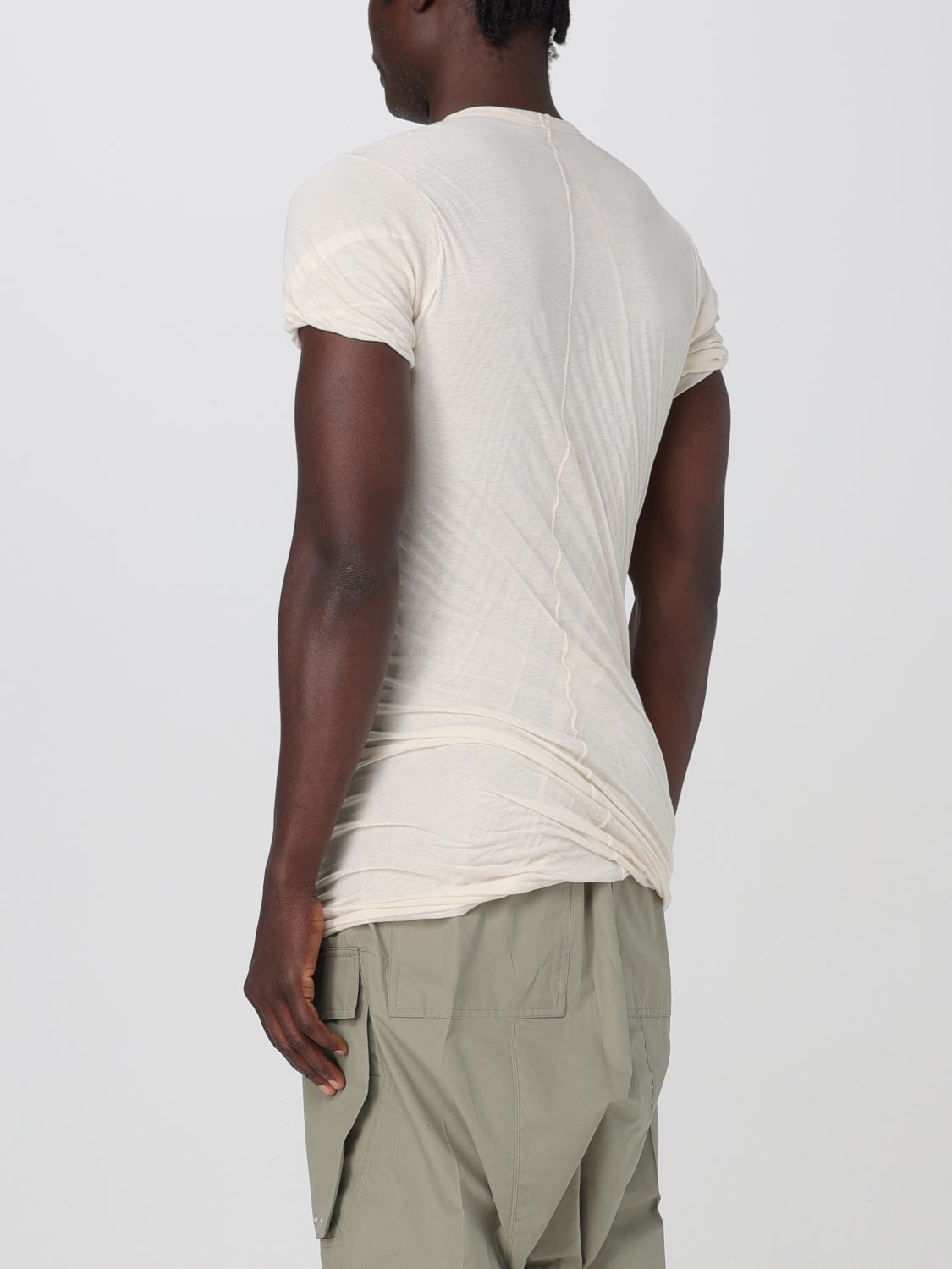 Tシャツ・カットソー RICK OWENS Men T Shirts RU01E5256UC 21 White RICK OWENS - TOPS - Rick Owens