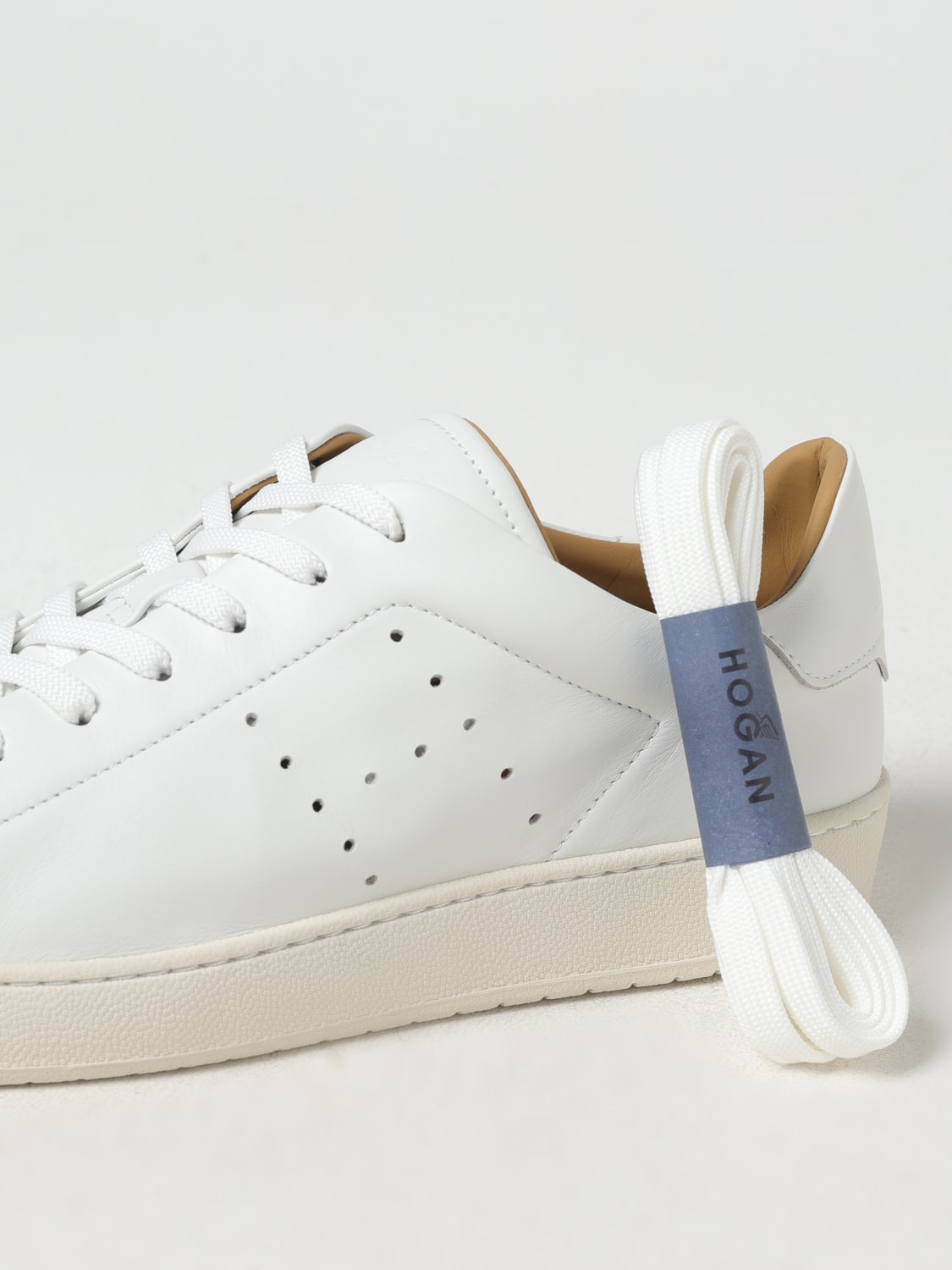 HOGAN SNEAKERS: Brogue shoes men Hogan, White - Img 4