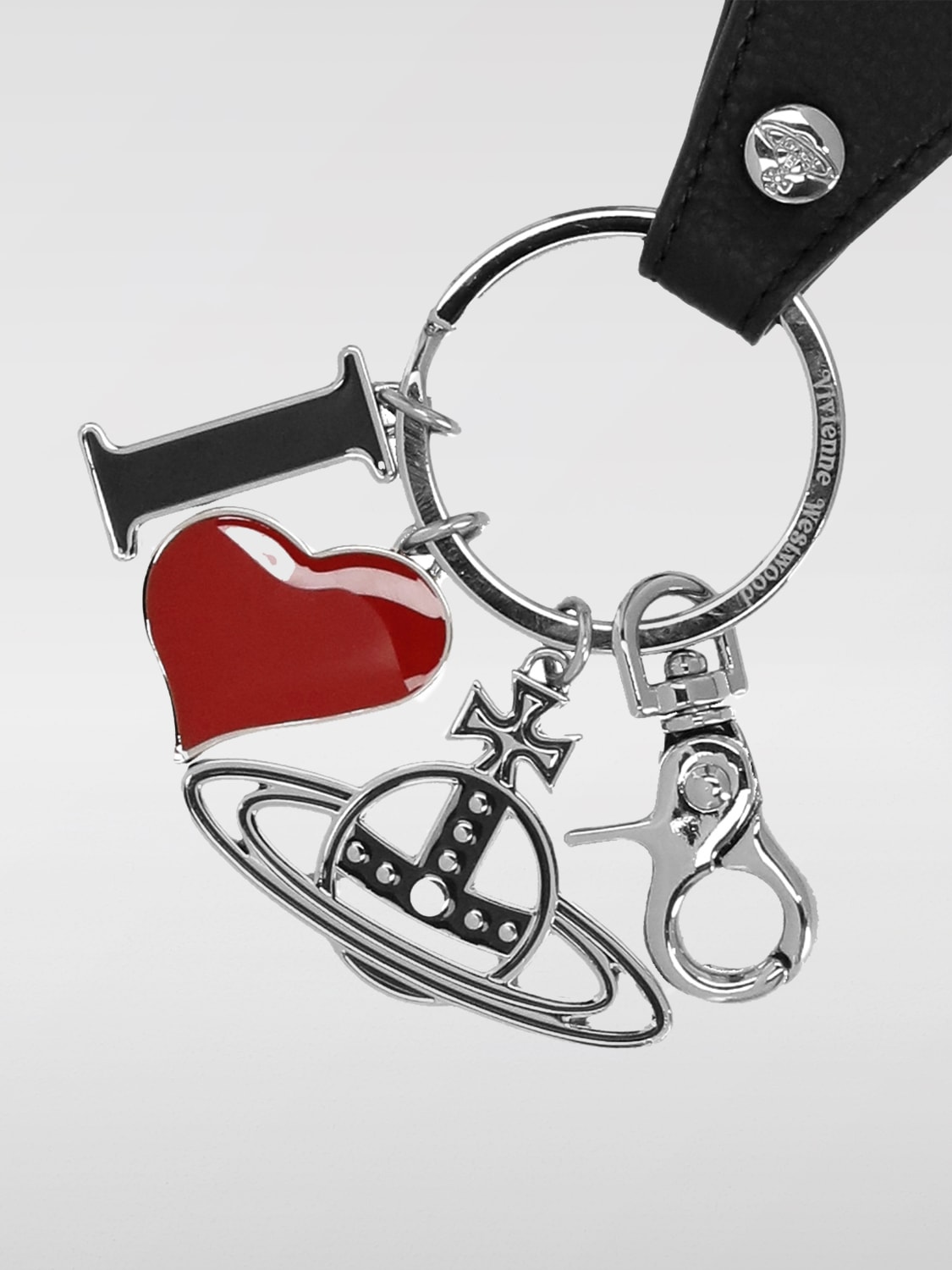 VIVIENNE WESTWOOD SCHLÜSSELANHÄNGER: Schlüsselanhänger damen Vivienne Westwood, Schwarz - Img 2