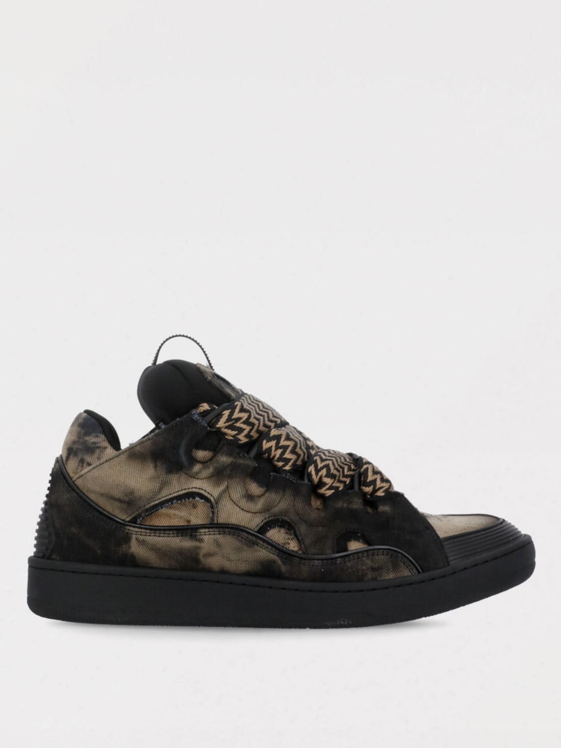 LANVIN: Sneakers men - Black | Lanvin sneakers FUSKDK12TIND