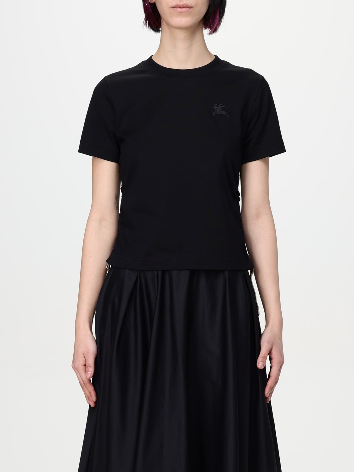 Tシャツ・カットソー BURBERRY Woman T-Shirt Black 8109187 BURBERRY: T-shirt woman - Black | Burberry t-shirt 8109187
