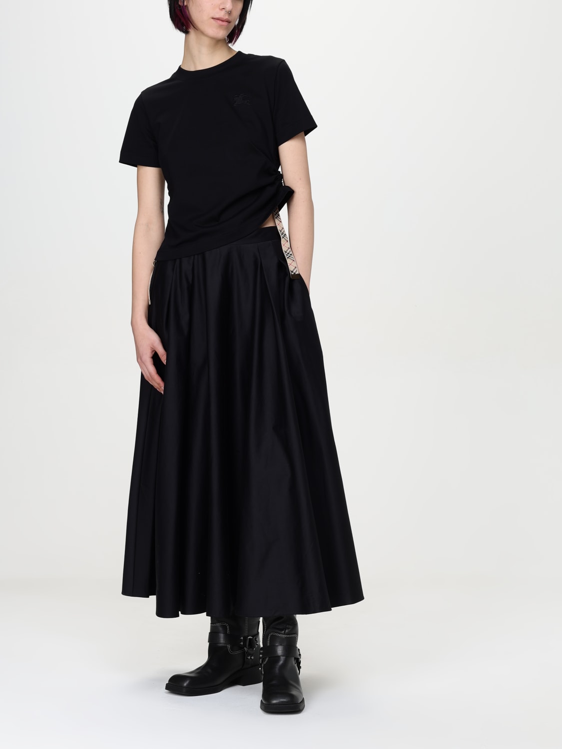 Tシャツ・カットソー BURBERRY Woman T-Shirt Black 8109187 BURBERRY: T-shirt woman - Black | Burberry t-shirt 8109187