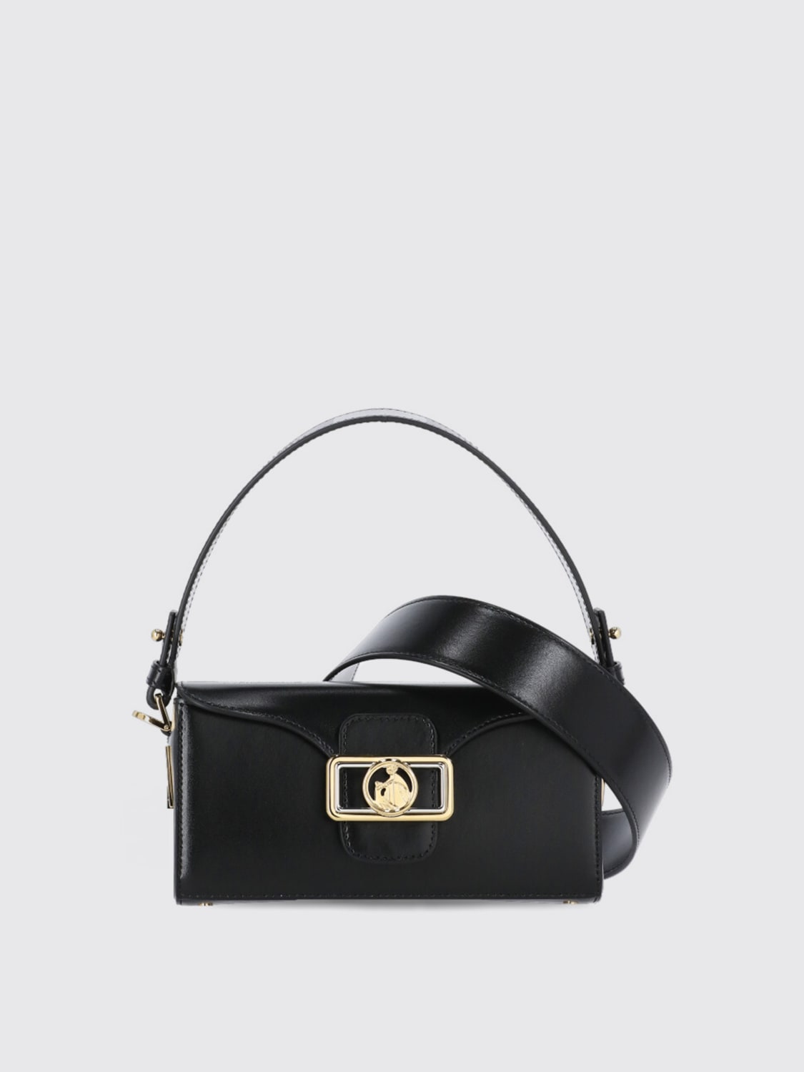 LANVIN BORSA MINI: Borsa Pencil Nano Lanvin in pelle , Nero - Img 1