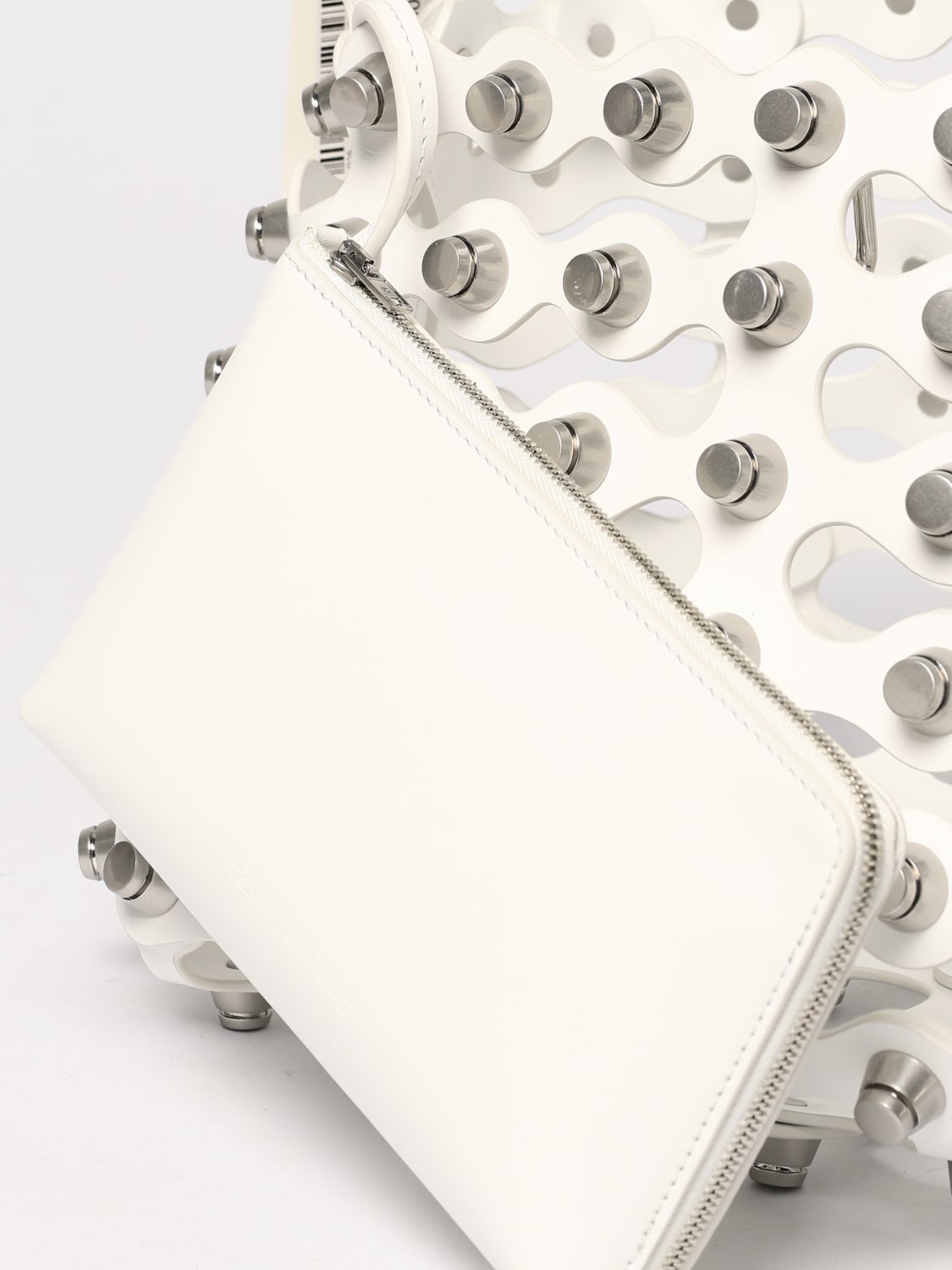 ALEXANDER WANG SAC PORTÉ ÉPAULE: Sac bandoulière femme Alexander Wang, Blanc - Img 4