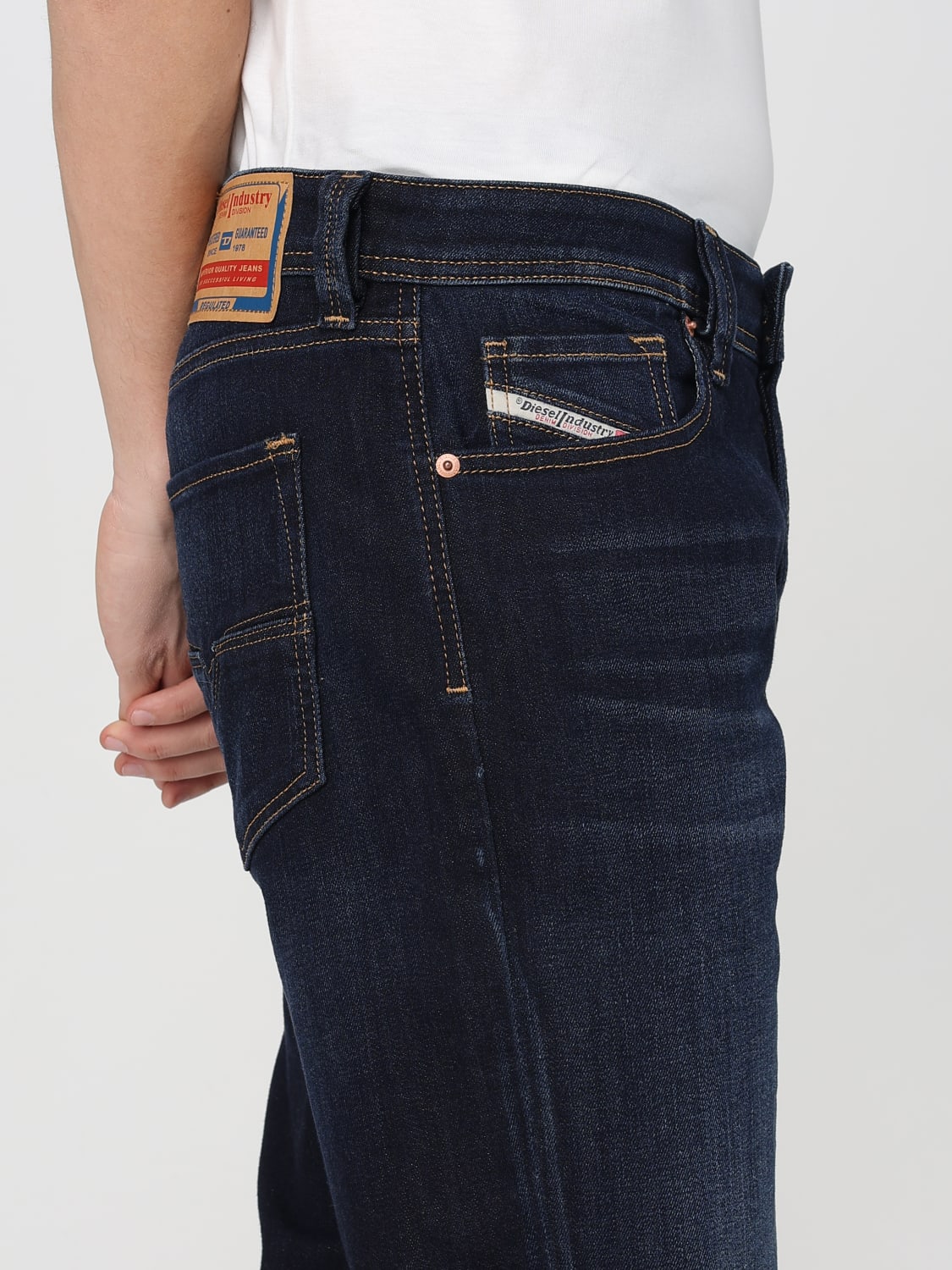 DIESEL JEANS: Jeans men Diesel, Blue - Img 4