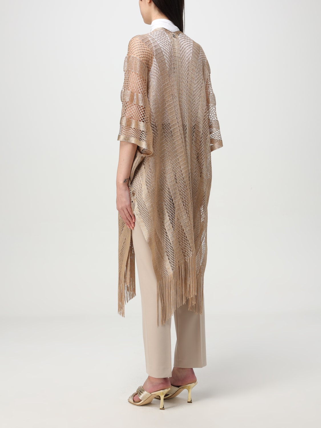 LIU JO JACKET: Neck scarf woman Liu Jo, Gold - Img 2