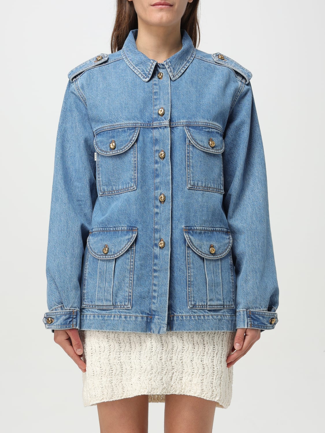 BLAZÉ MILANO GIACCA: Giacca di jeans BlazÉ Milano, Denim - Img 1