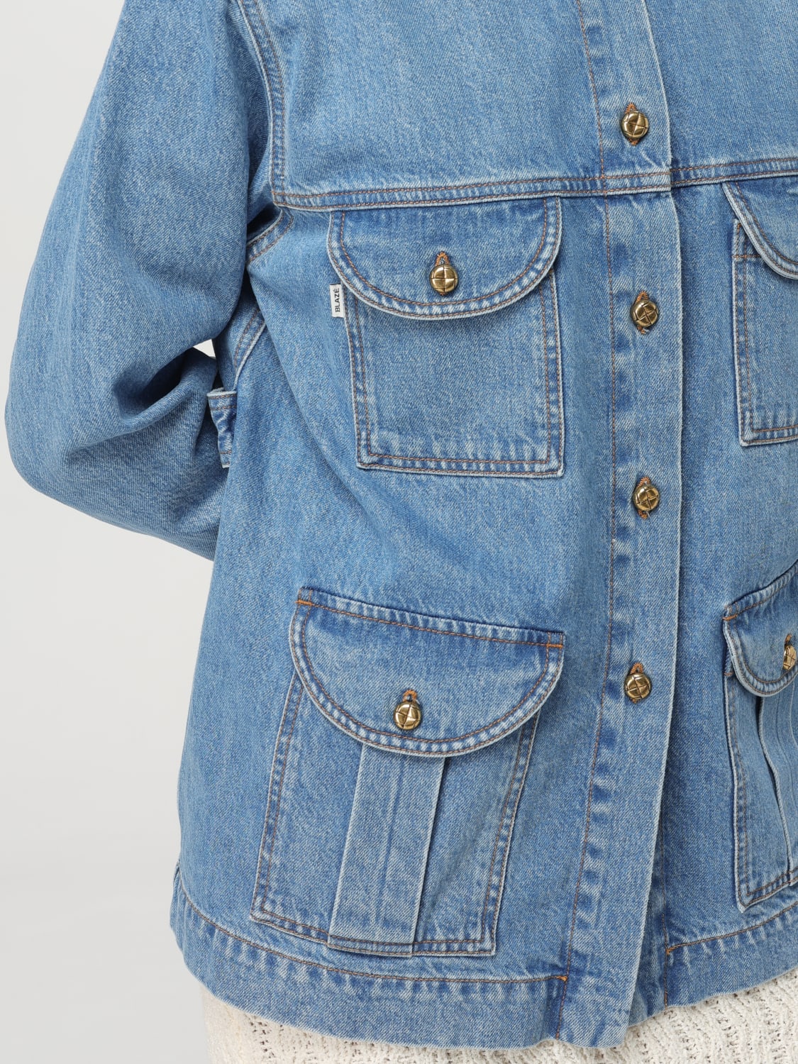 BLAZÉ MILANO GIACCA: Giacca di jeans BlazÉ Milano, Denim - Img 4