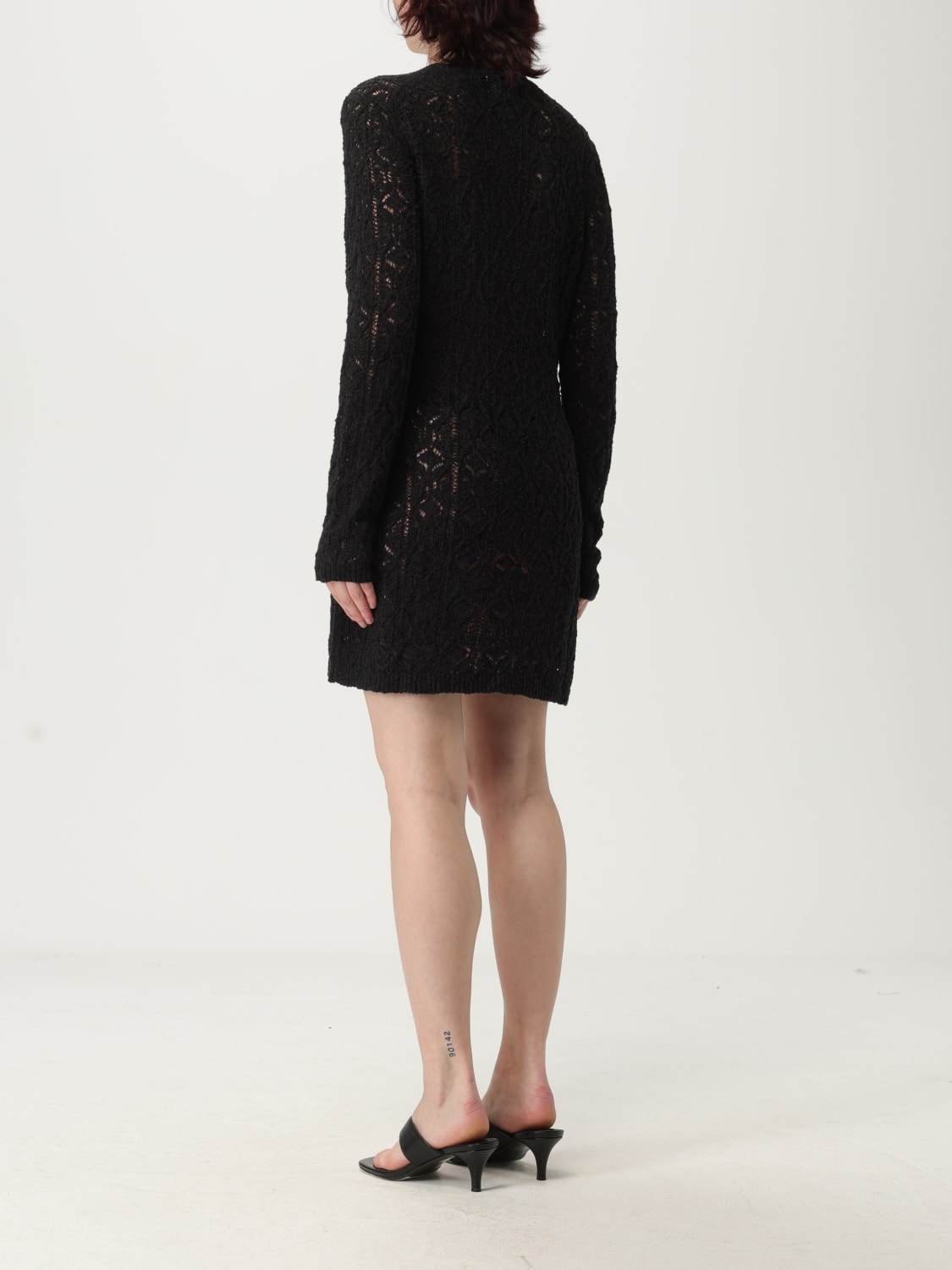 ワンピース Loulou Studio DRESS (EVAN BLACK) Loulou De Saison Evan Lace Stitch Dress | Neiman Marcus