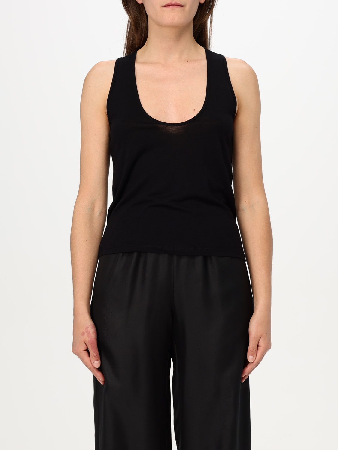 LOU LOU STUDIO TOP: Jersey mujer Lou Lou Studio, Negro - Img 1
