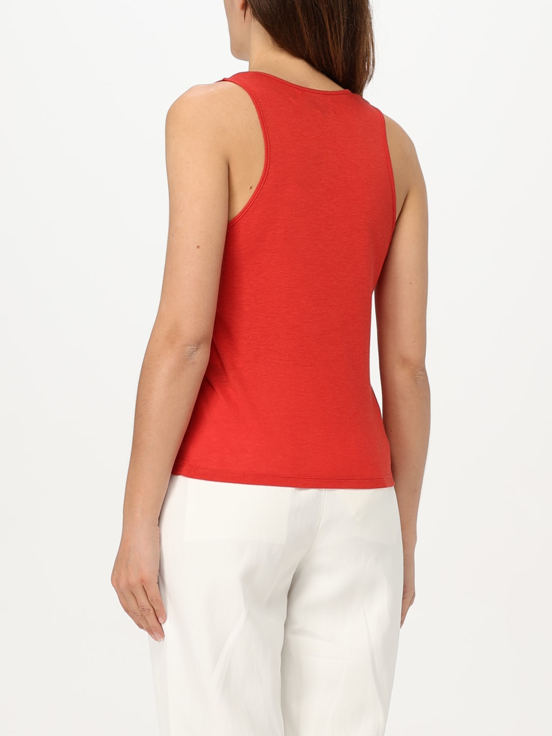 LOU LOU STUDIO TOP: Top Lou Lou Studio in lana e seta, Rosso - Img 2