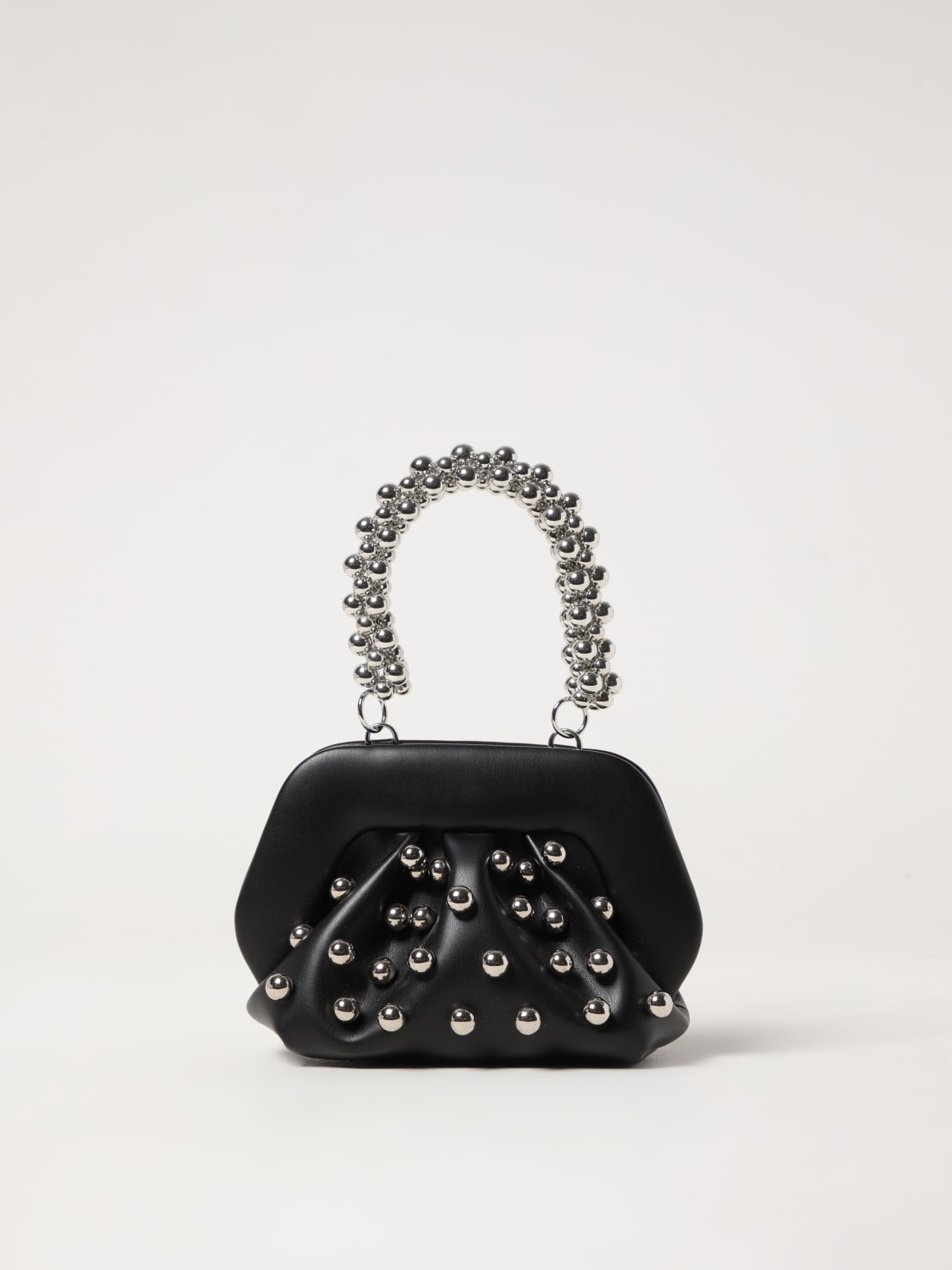 THEMOIRÈ CLUTCH: Borsa Gea Themoiré, Nero - Img 1