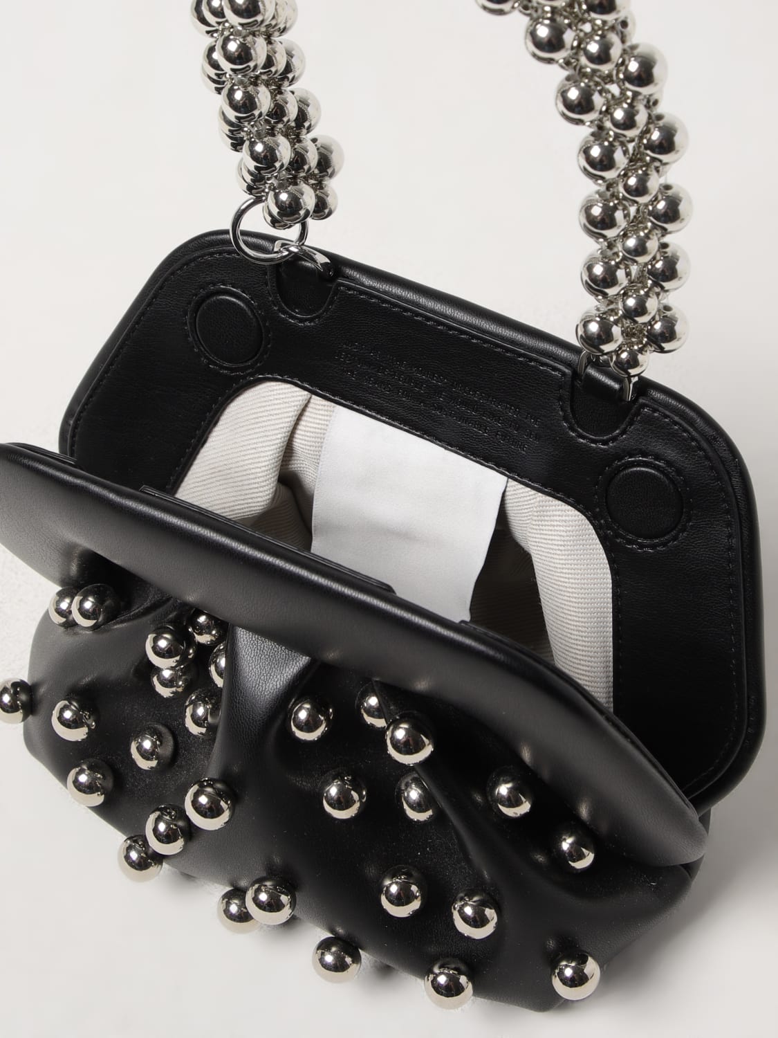 THEMOIRÈ CLUTCH: Borsa Gea Themoiré, Nero - Img 4