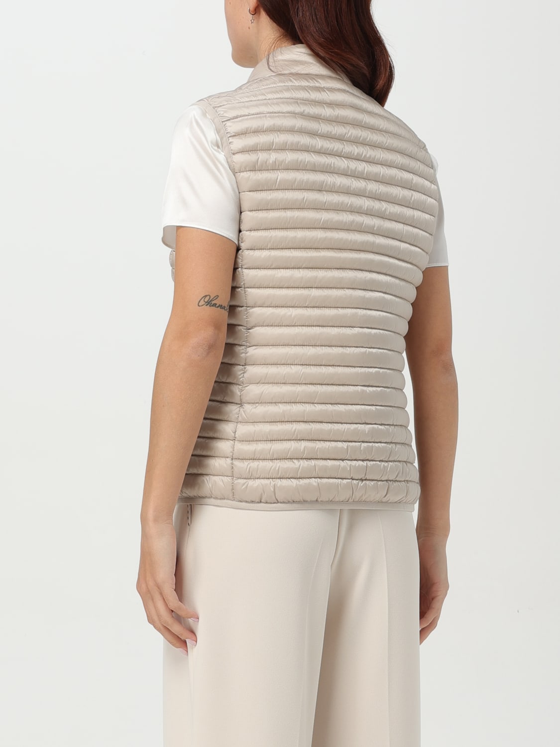 SAVE THE DUCK WESTE: Weste damen Save The Duck, Beige - Img 2