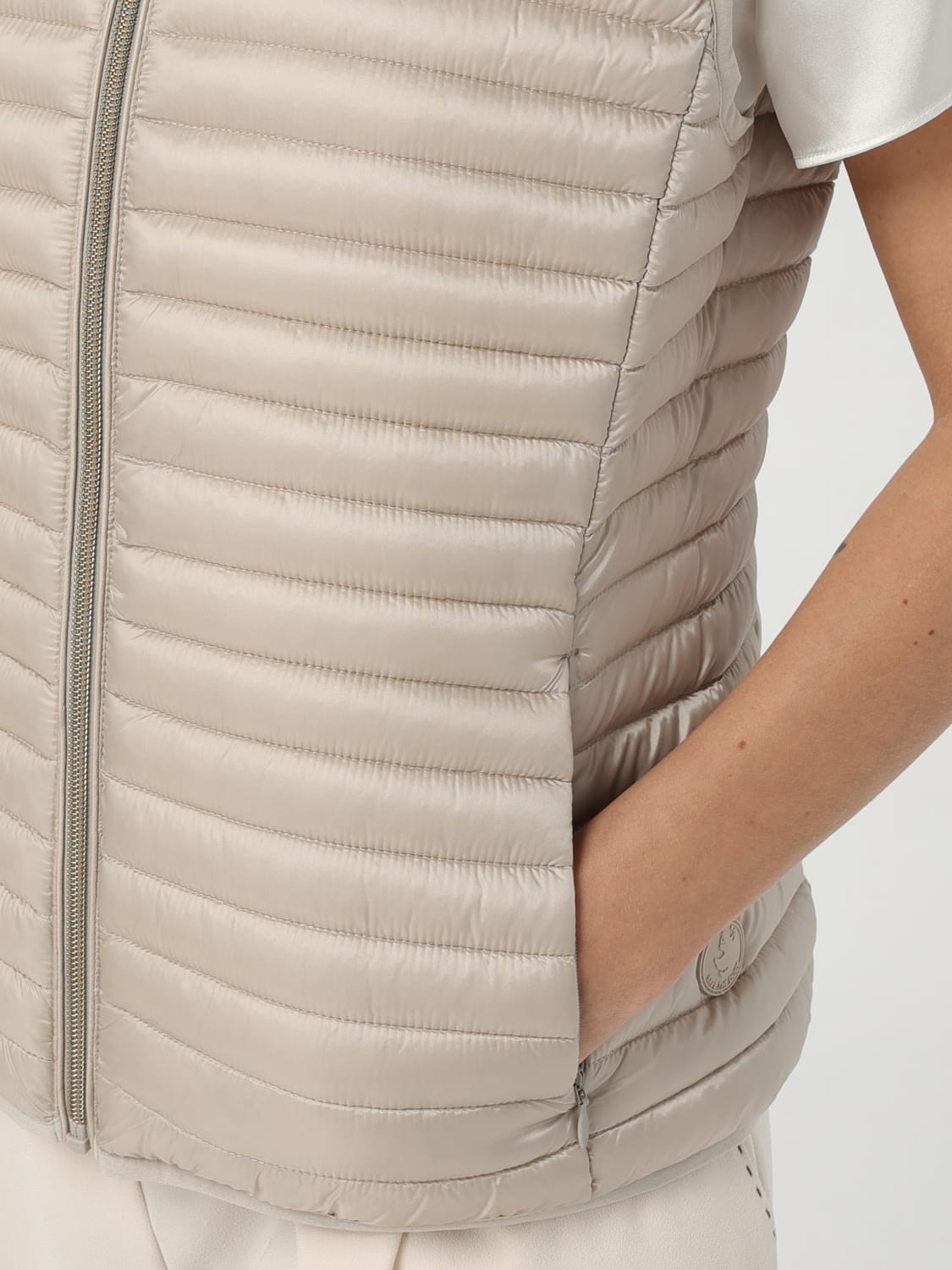 SAVE THE DUCK WESTE: Weste damen Save The Duck, Beige - Img 4