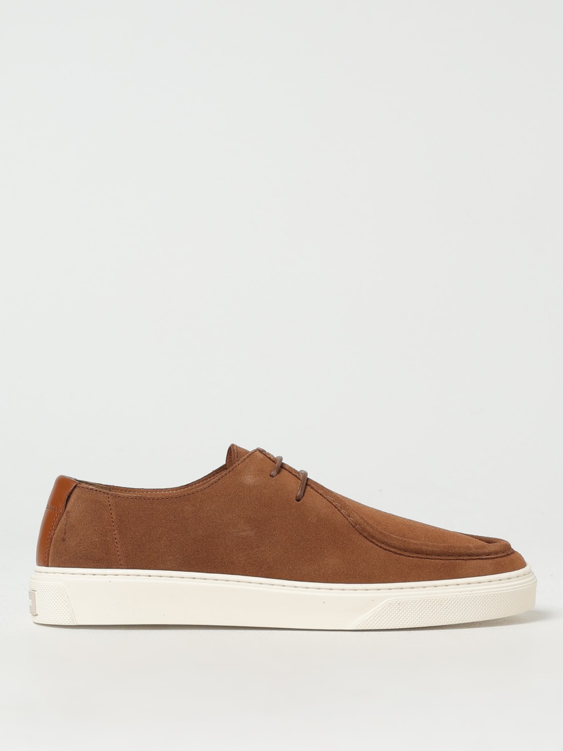 WOOLRICH SNEAKERS: Sneakers Woolrich in camoscio , Marrone - Img 1