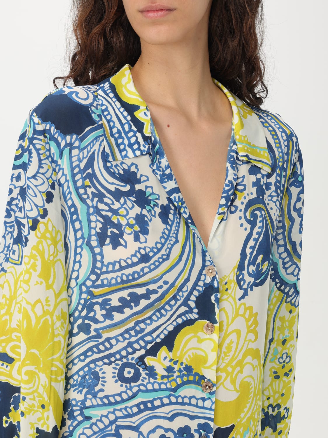 ワンピース MALIPARMI Woman Dress Blue JF663750626 D8046 Colorful, elegant and embroidered dresses for women | Malìparmi®
