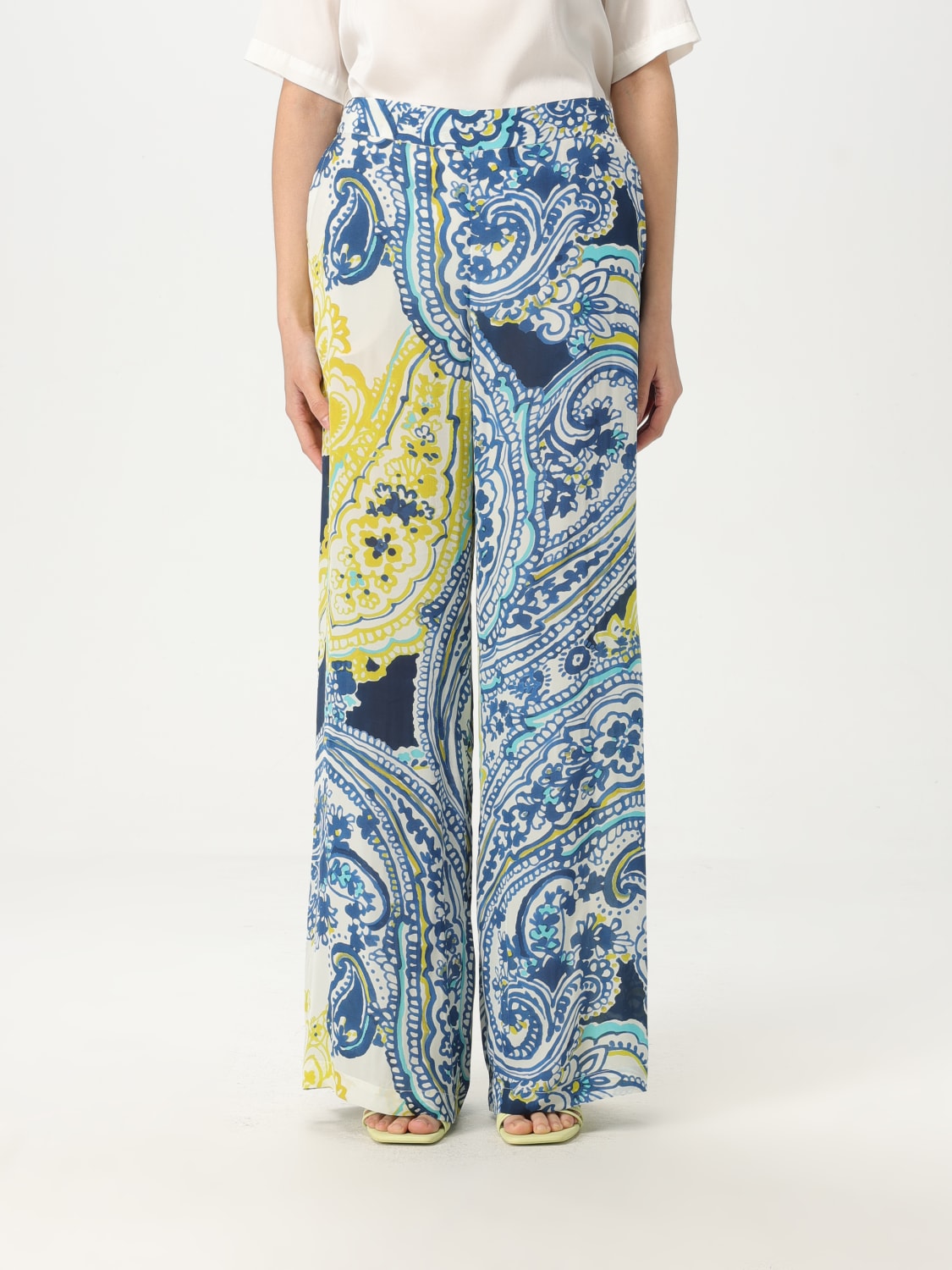パンツ MALIPARMI Woman Pants Blue JH012950203 80049 MALIPARMI: Pants woman - Blue | Maliparmi pants JH013040102
