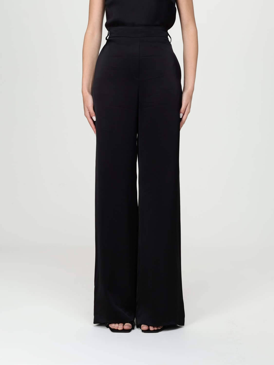 パンツ MALIPARMI Woman Pants Black JH011450631 20000 MALIPARMI: Pants woman - Black | Maliparmi pants JH011450631
