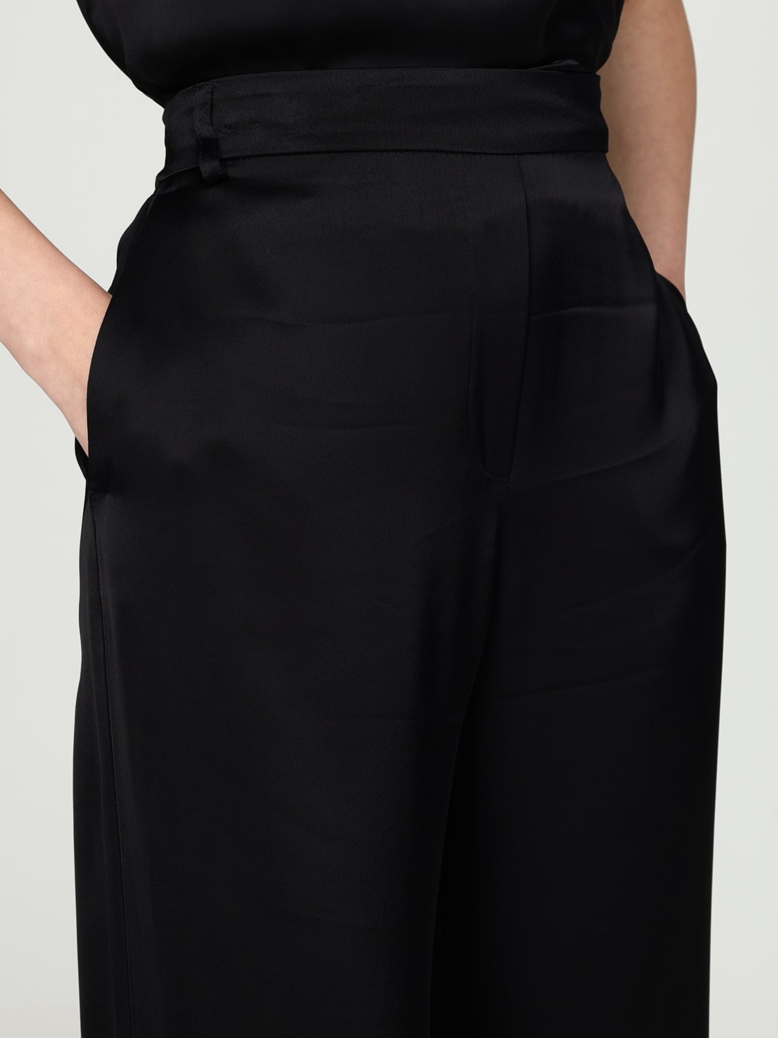 パンツ MALIPARMI Woman Pants Black JH011450631 20000 MALIPARMI: Pants woman - Black | Maliparmi pants JH011450631