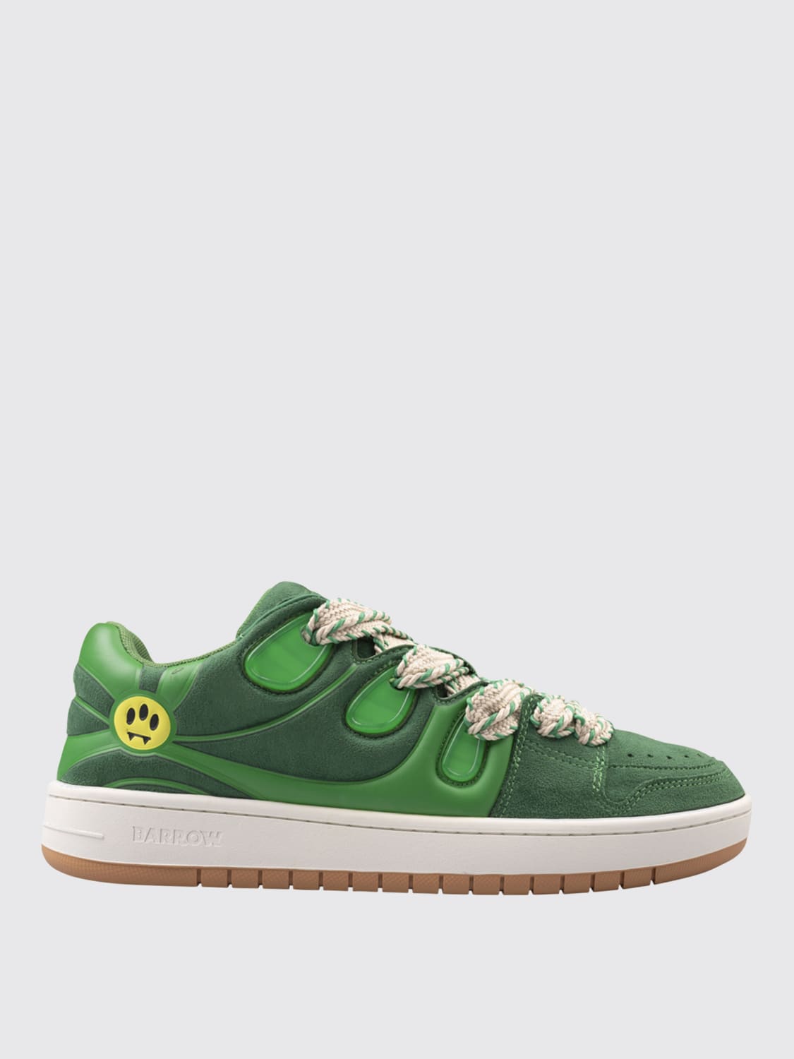 スニーカー BARROW Men Sneakers Green F3BWUASN172 080 BARROW: Sneakers men - Green | Barrow sneakers F3BWUASN172